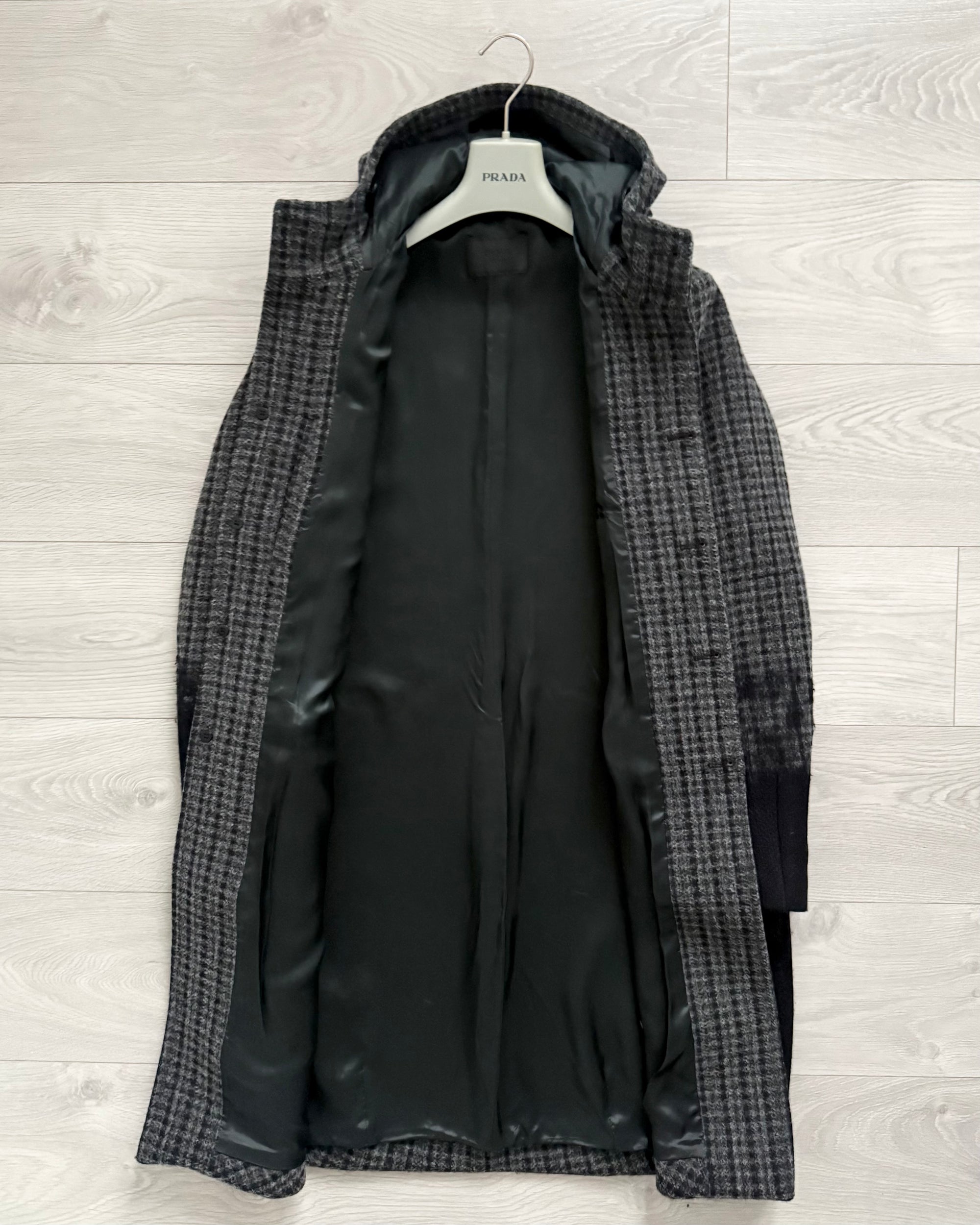 Prada FW2007 Runway Gradient Wool Coat - Size M
