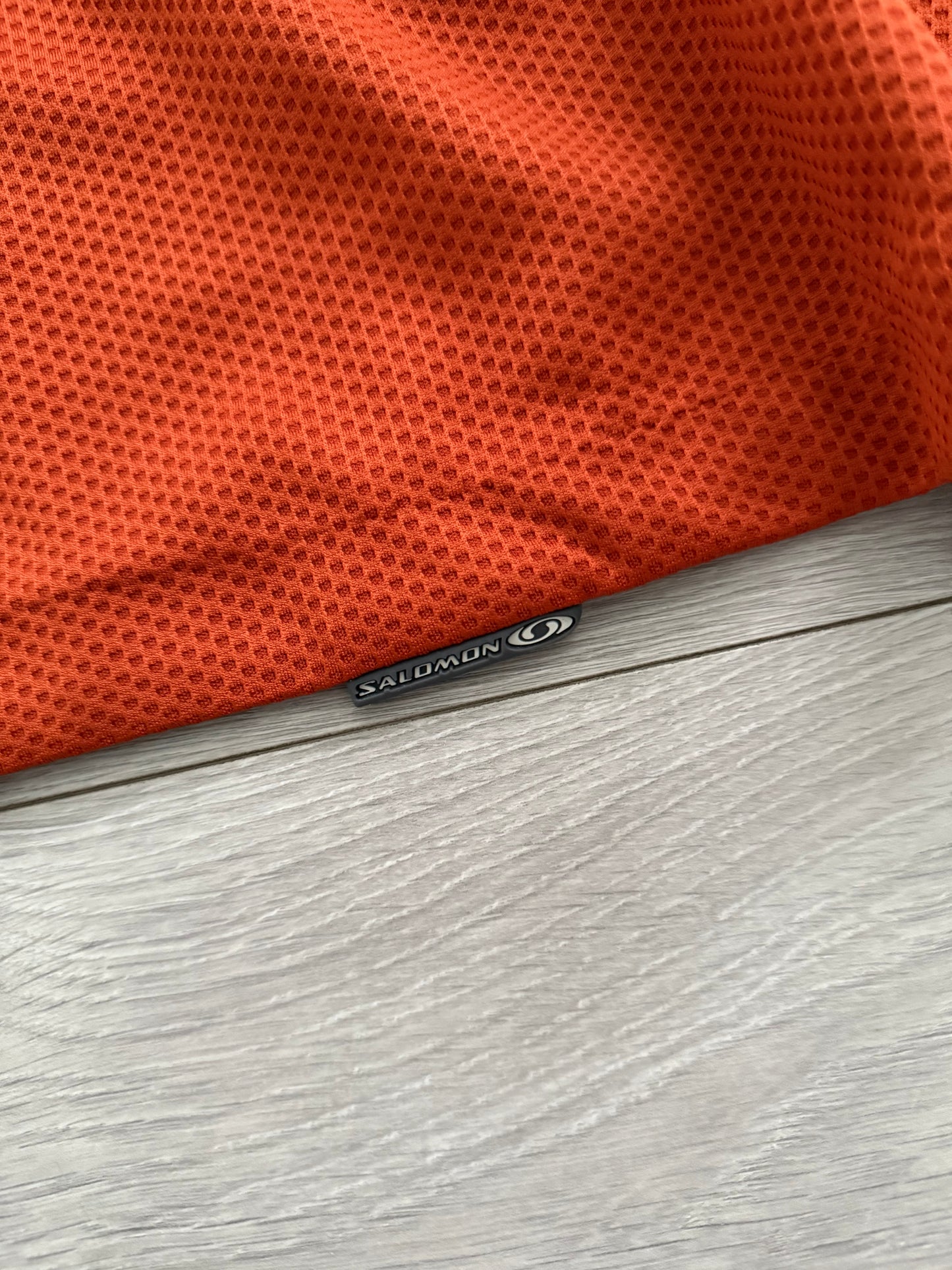 Salomon 00s Moto Mesh Orange Technical Long Sleeve - Size L
