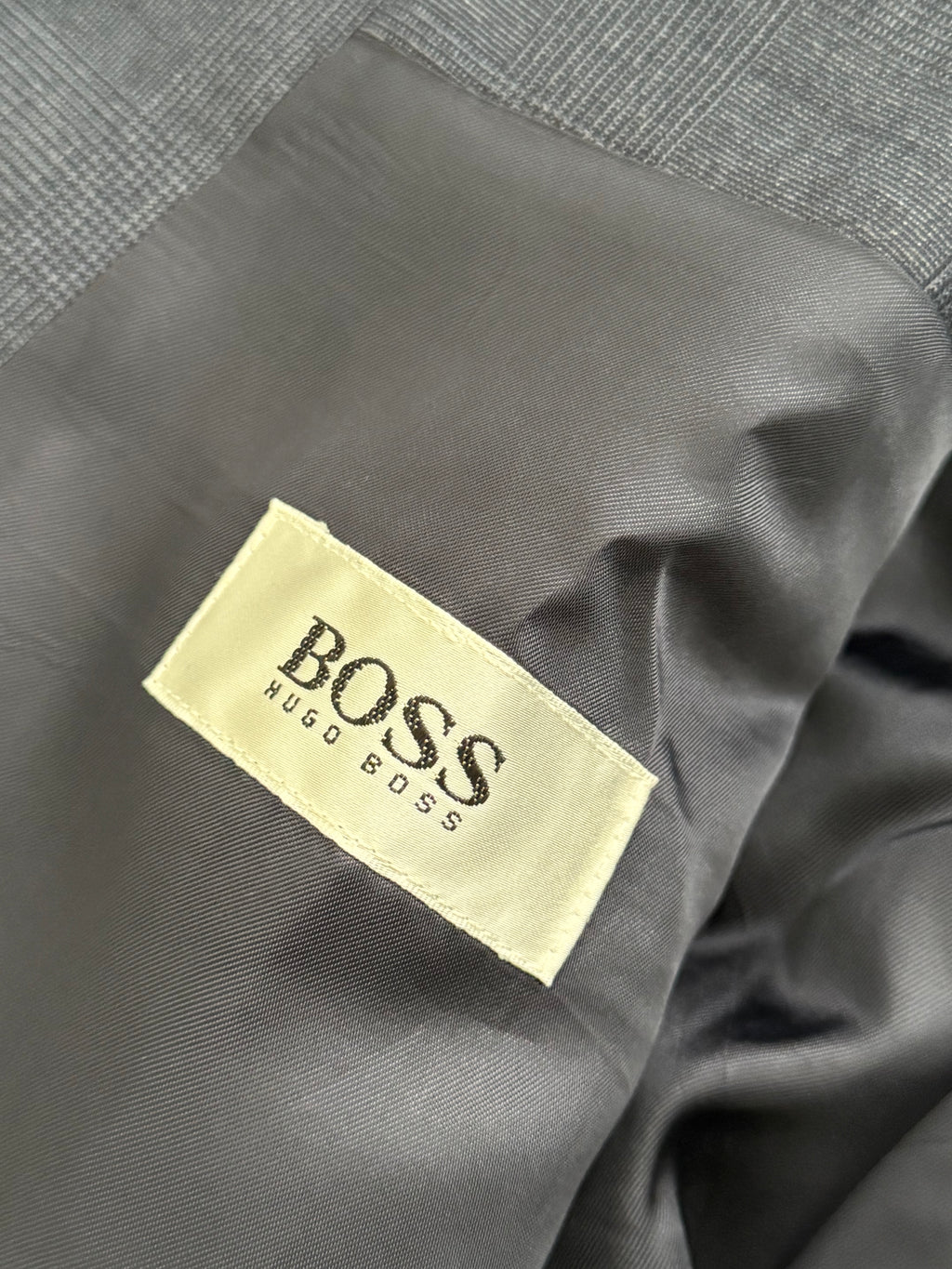 Hugo Boss 1980s 'Al Capone' Double Breasted Pleated Blue Wool Suit - Size M Jacket / 30" Waist