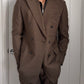 Prada FW2005 Runway Double-Breasted Mohair Wool Suit - Size L Jacket / 34" Waist