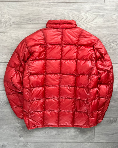 Montbell 2000s Nylon Square Stitch Snap-Front Down Jacket - Size S