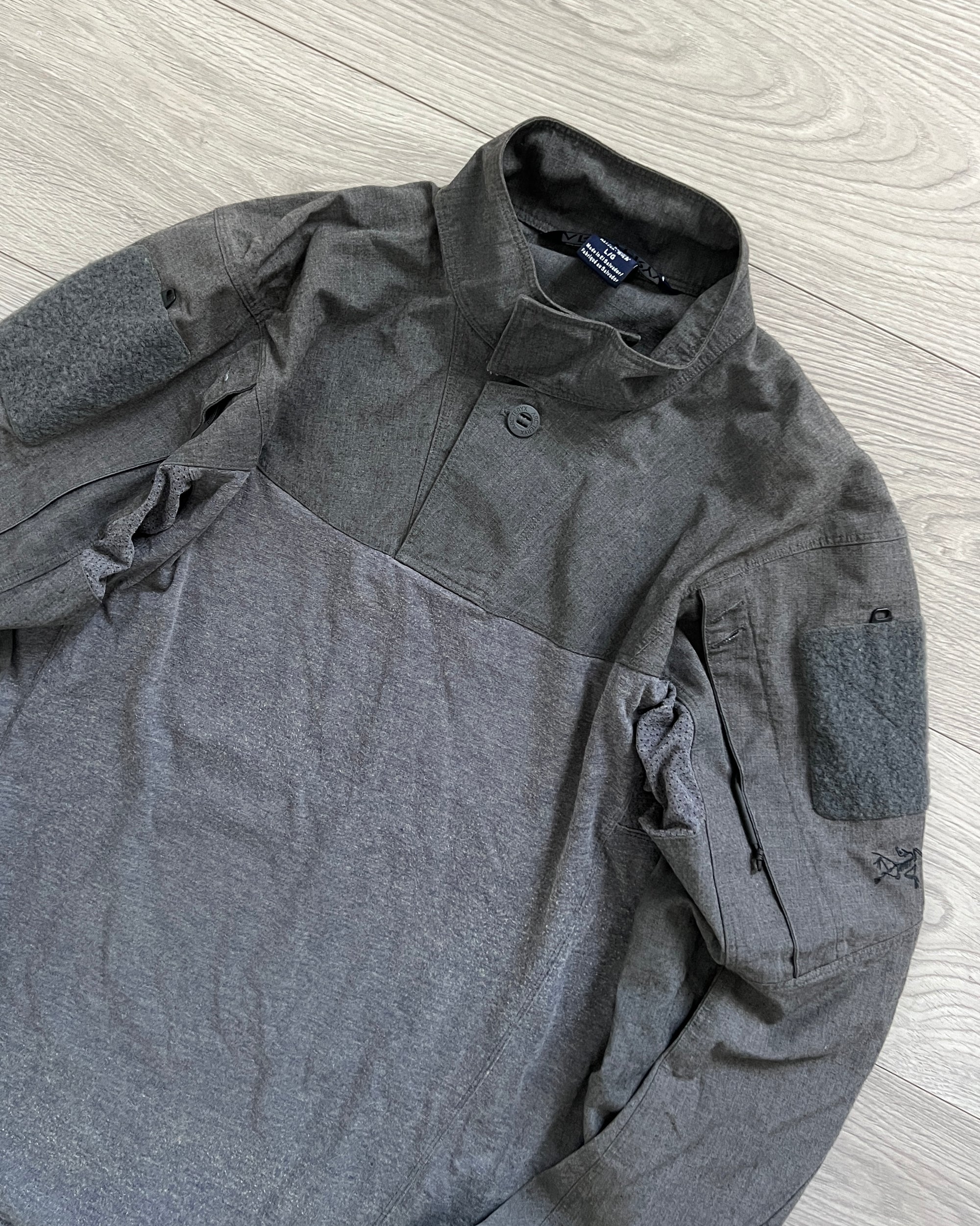 Arcteryx LEAF Assault FR Combat Shirt in Wolf Grey, Made in El Salvador - Size M, L & XL