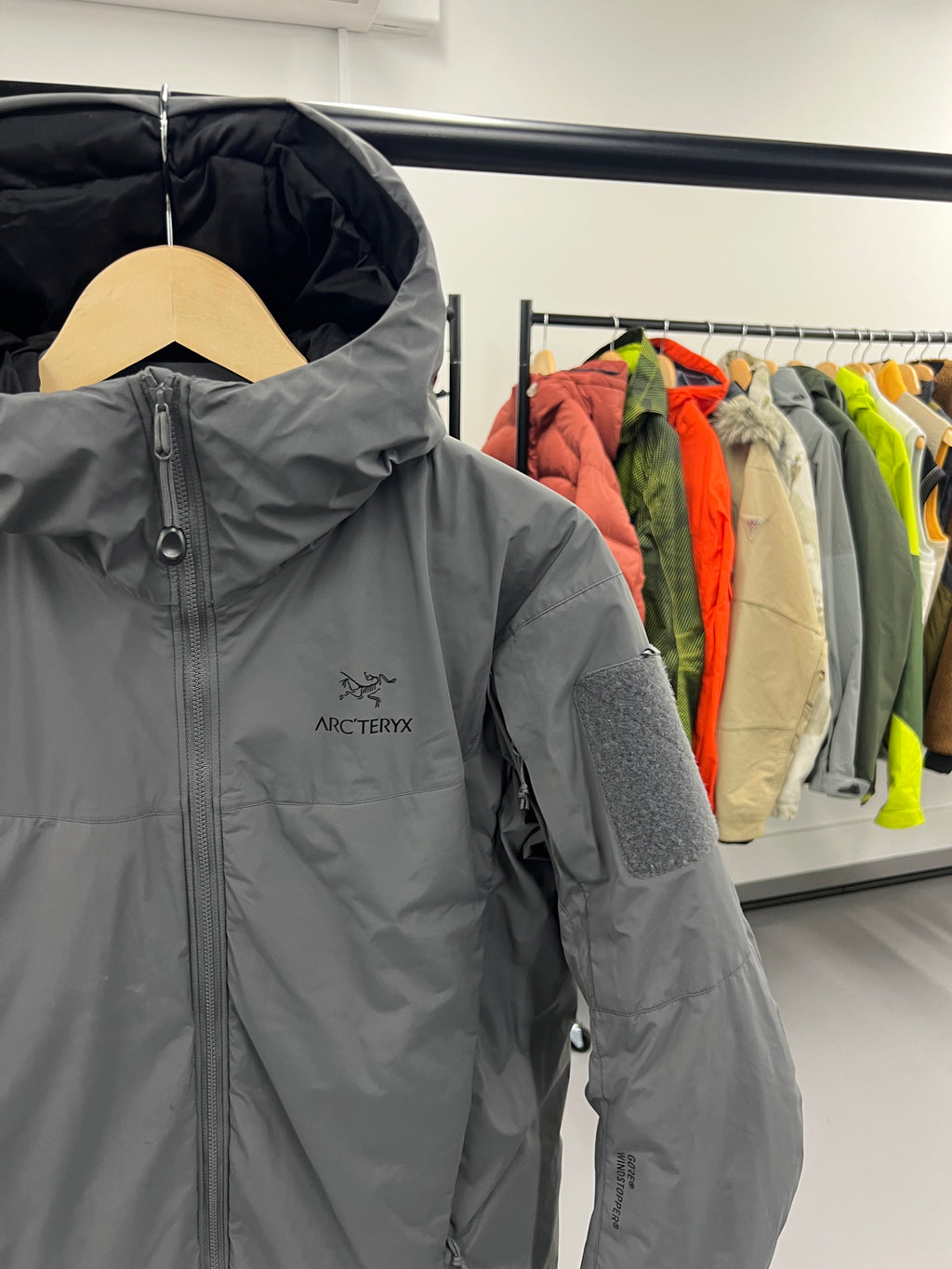 Arcteryx LEAF Cold WX LT Hooded Jacket Gen 2 Wolf Grey - Size XS