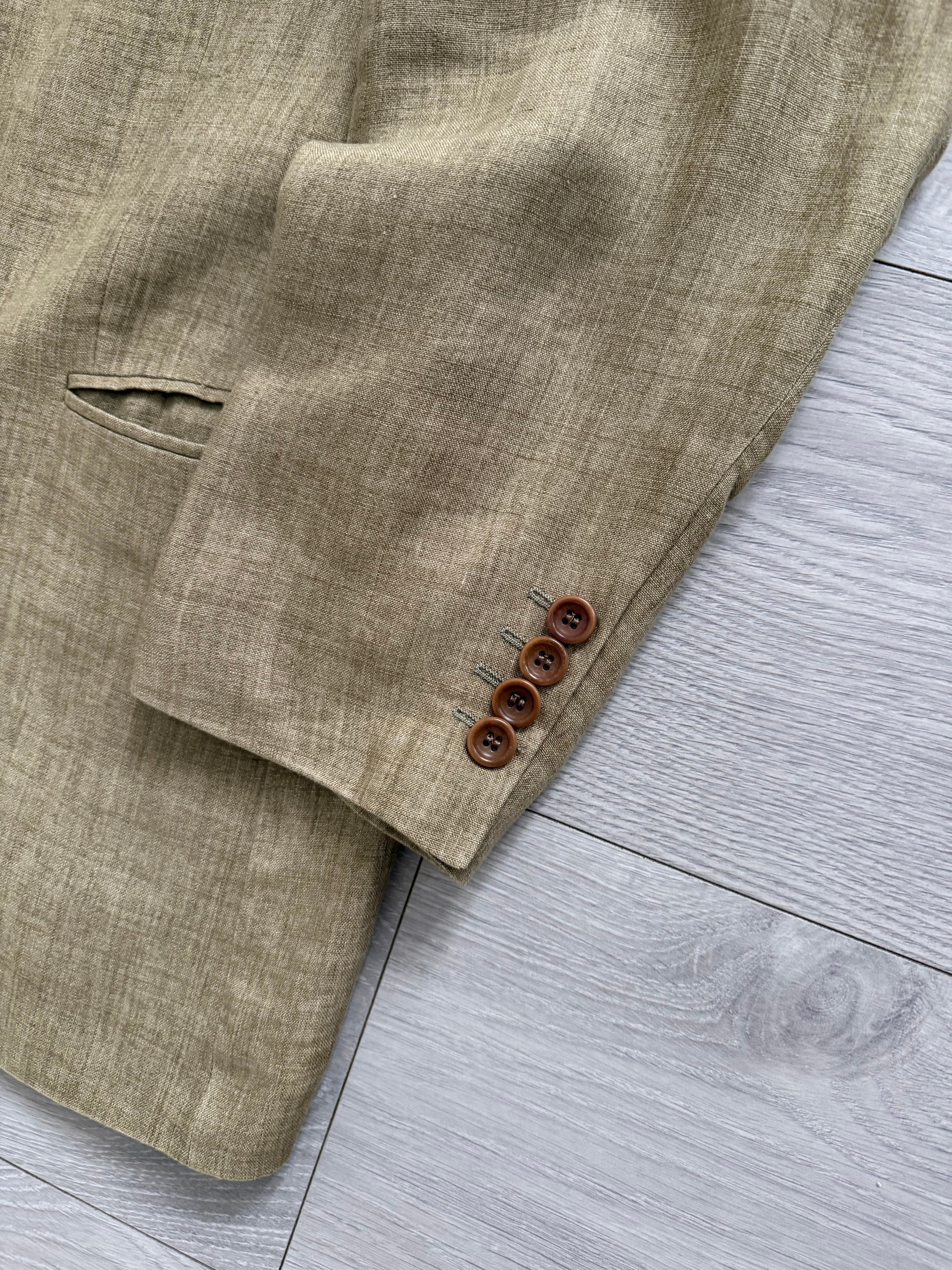 Hugo Boss 1990s Linen 3B Jacket - Size M