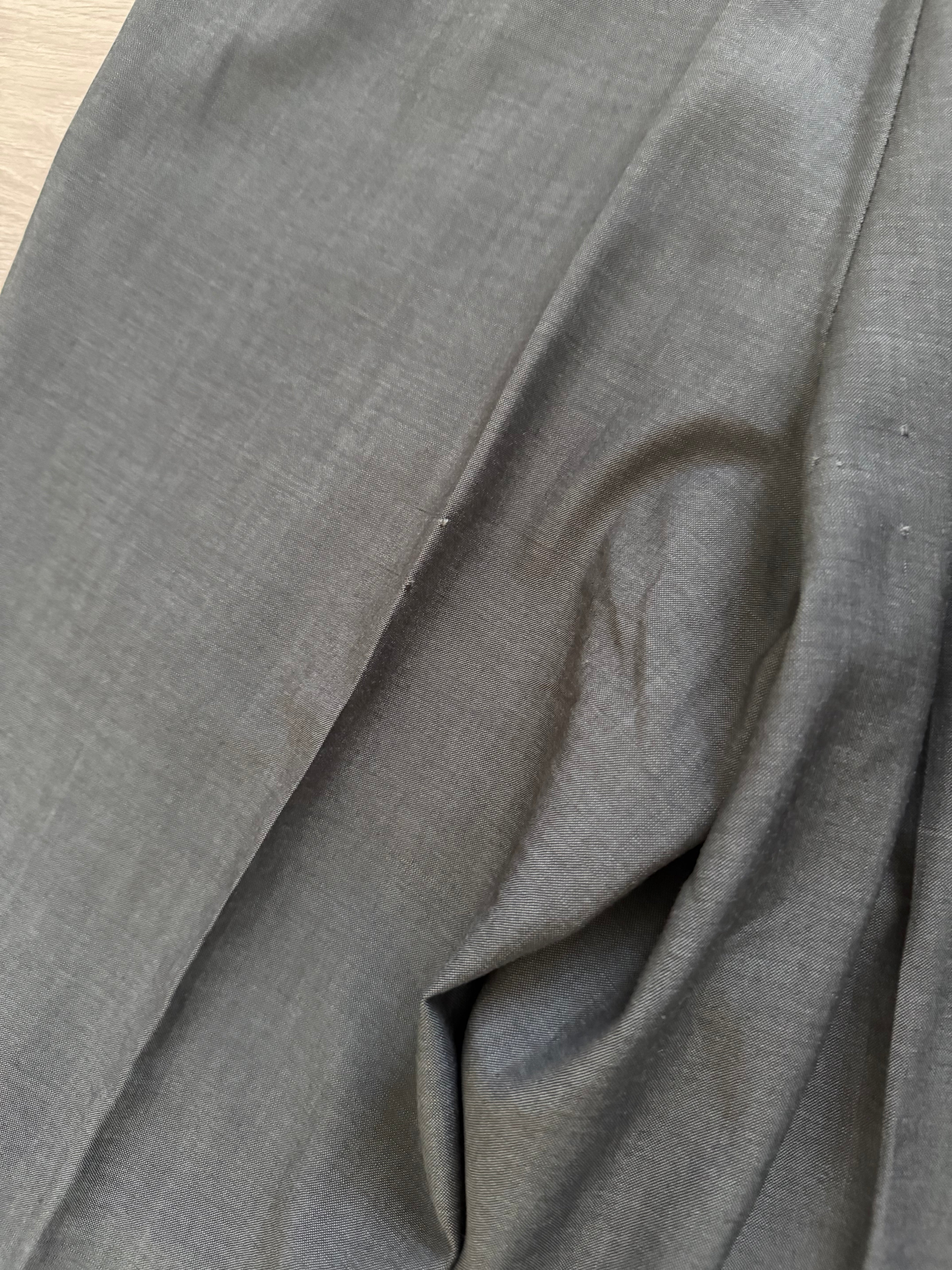 Hugo Boss 1990s 'Sigma' 4B Pleated Wool Grey Suit - Size M Jacket / 32" Waist