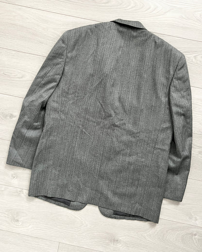 Comme Des Garcons Homme Deux 1993 Pleated Herringbone Suit - M Jacket / 30" Waist