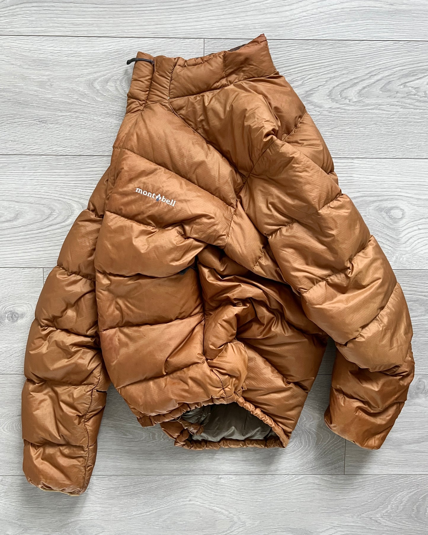 Montbell 00s Brown Down Puffer Jacket - Size M