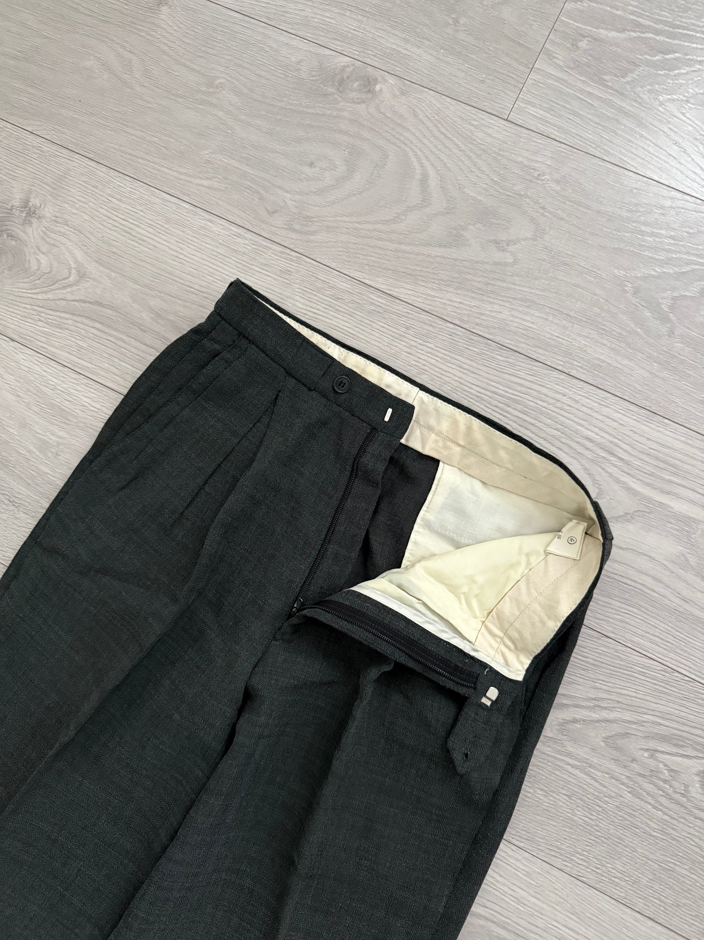 Emporio Armani 1990s Double-Breasted Wool Suit - Size S Jacket / 30" Waist