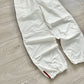Prada Sport SS2002 Technical Baggy Nylon Bungee Hem Red Tab Pants - Size M