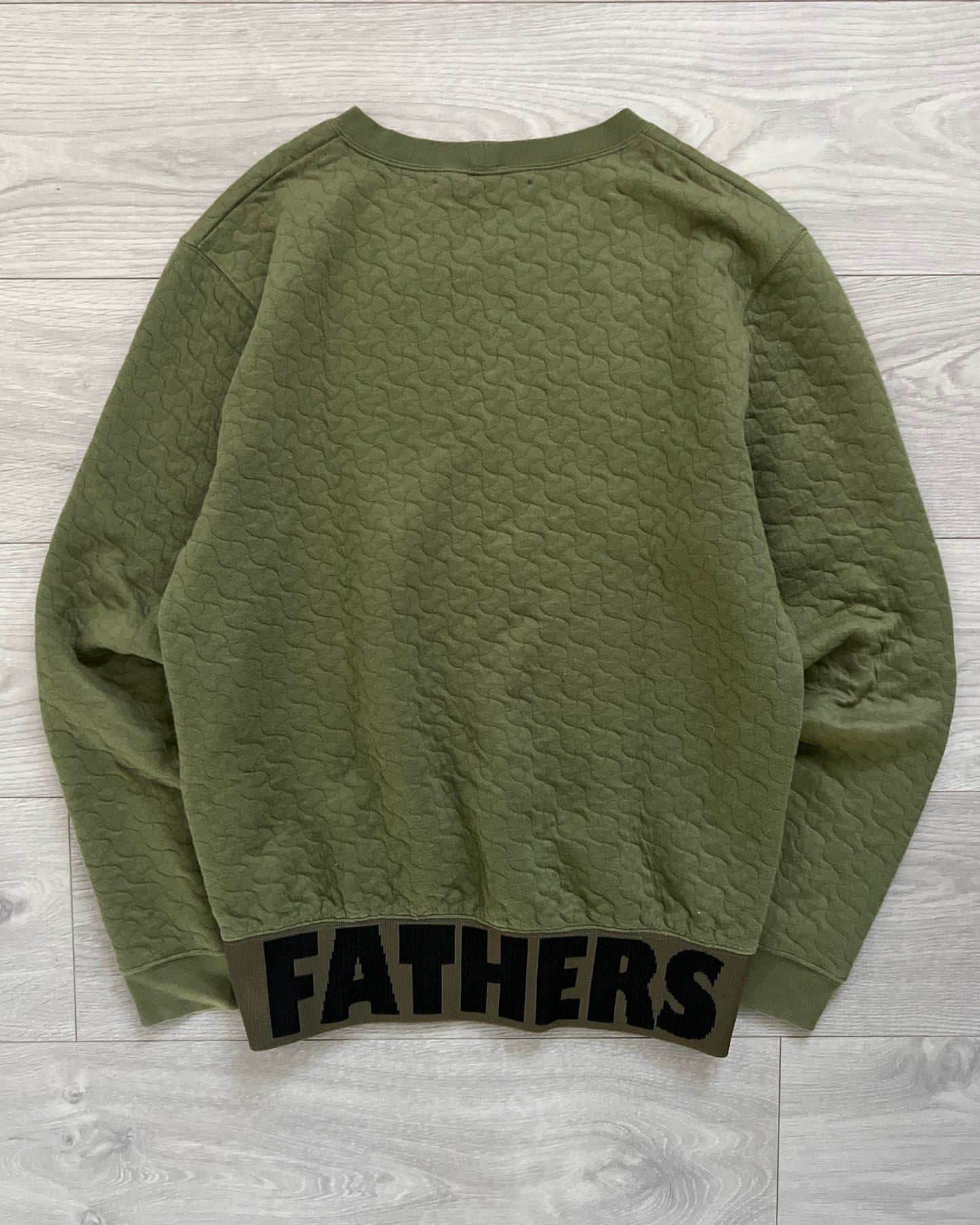 Raf Simons Sterling Ruby AW2014 'Fathers' Abus Lang Textured Sweater - Size S