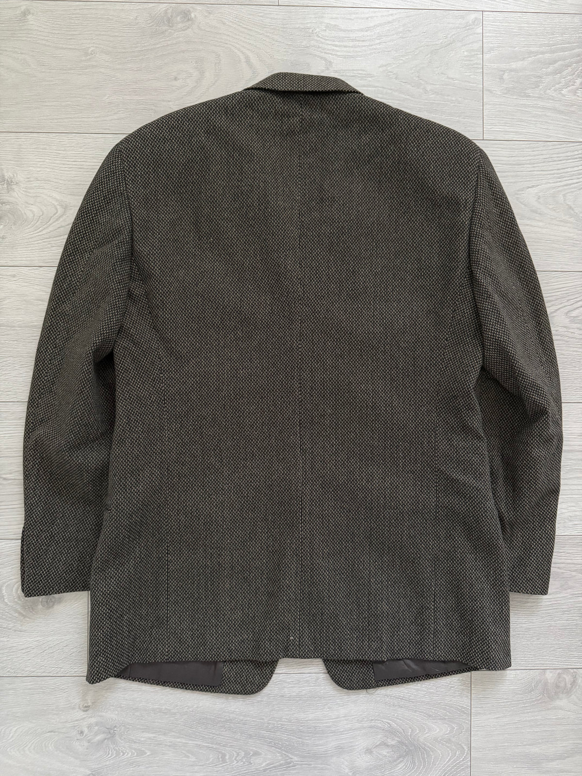 Giorgio Armani 1980s 3B Textured Wool Sport Jacket Blazer  - Size XL