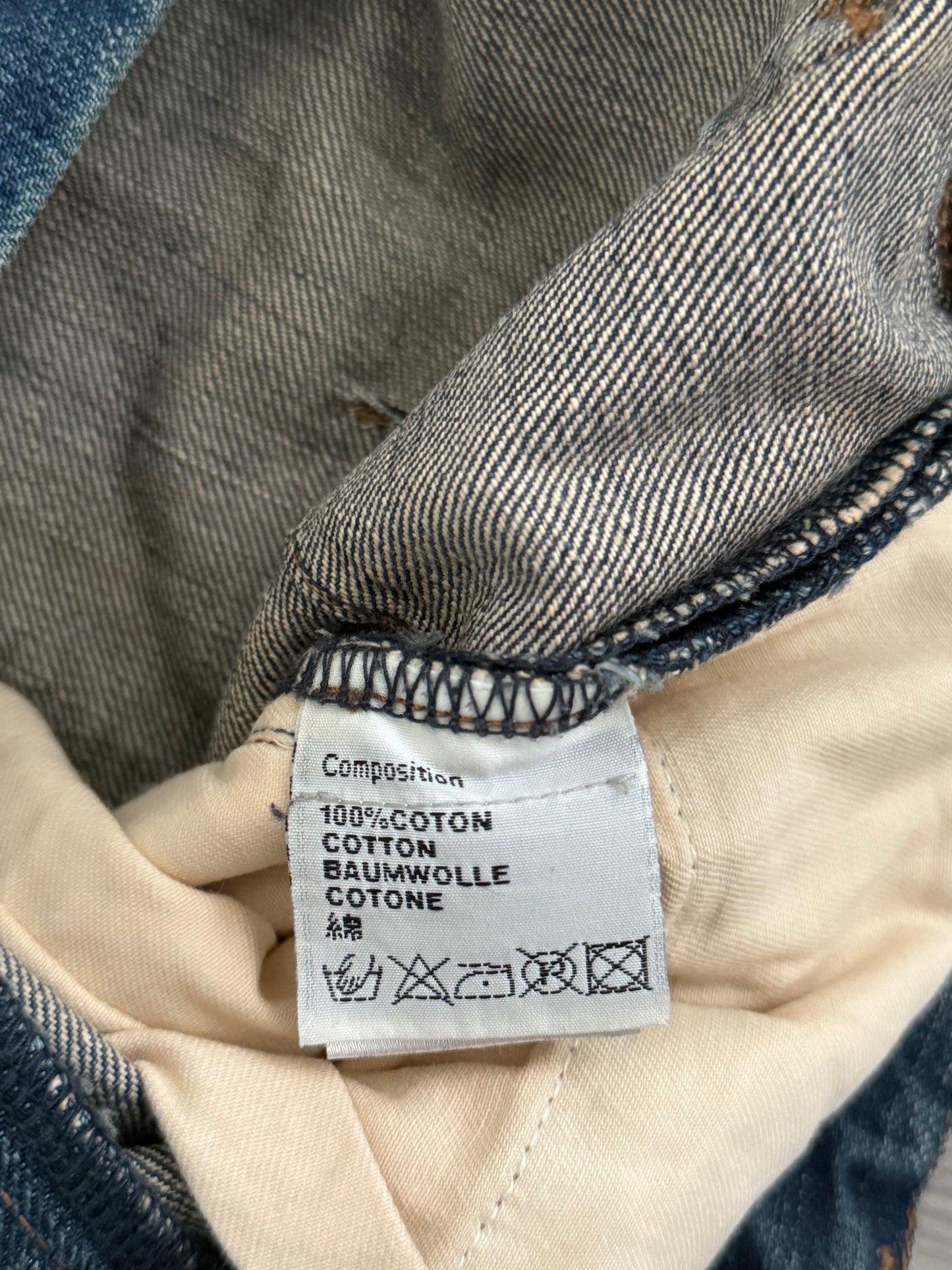 Dior Homme SS2010 'Oil Stained' Denim - Size 32