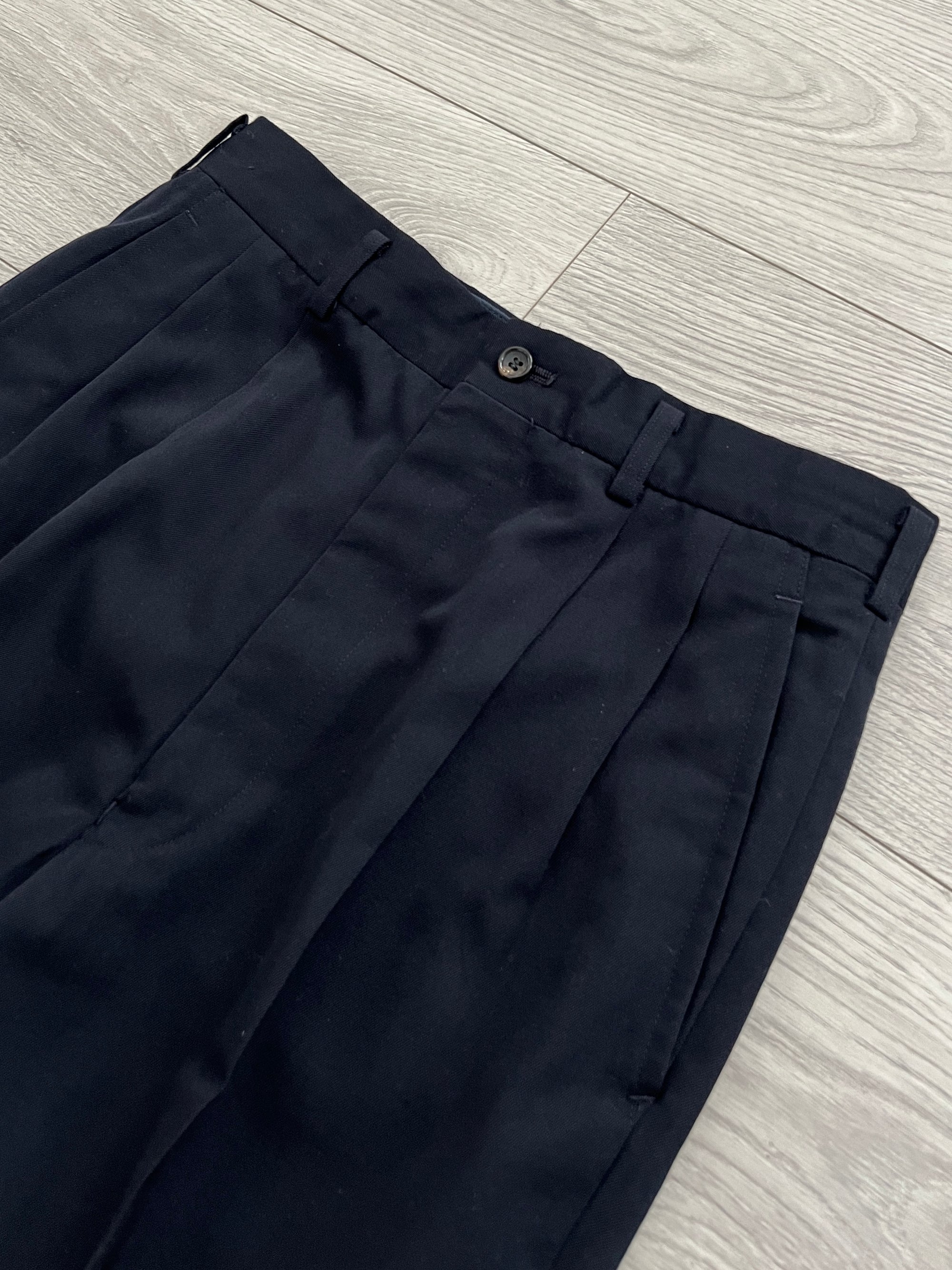 Comme Des Garcons Homme Deux 1992 Double-Breasted Pleated Suit - Size S Jacket / 30" Waist
