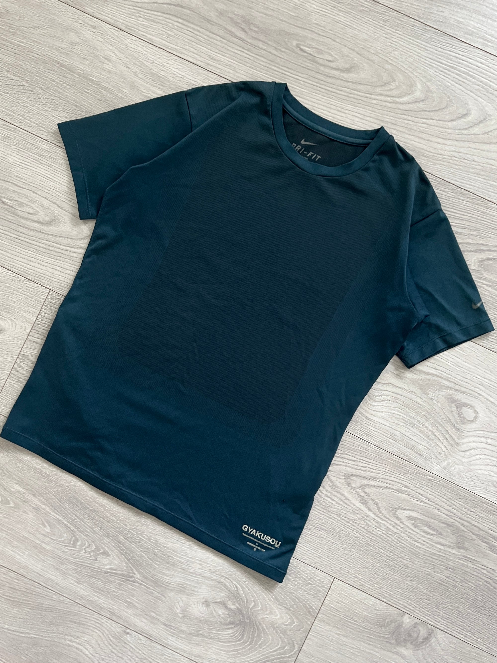 Nike Gyakusou FW14' Dri-Fit Sweat Map Technical T-Shirt Blue - Size S