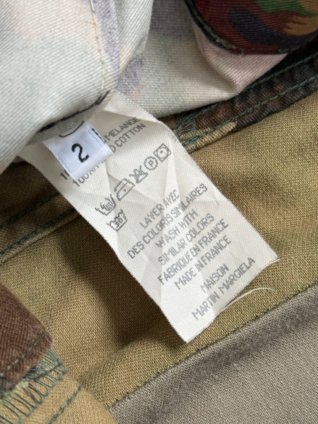 Maison Martin Margiela Artisanal Line (0)(10) SS2005 Re-Worked Multi Camo Pants - Size 34" Waist