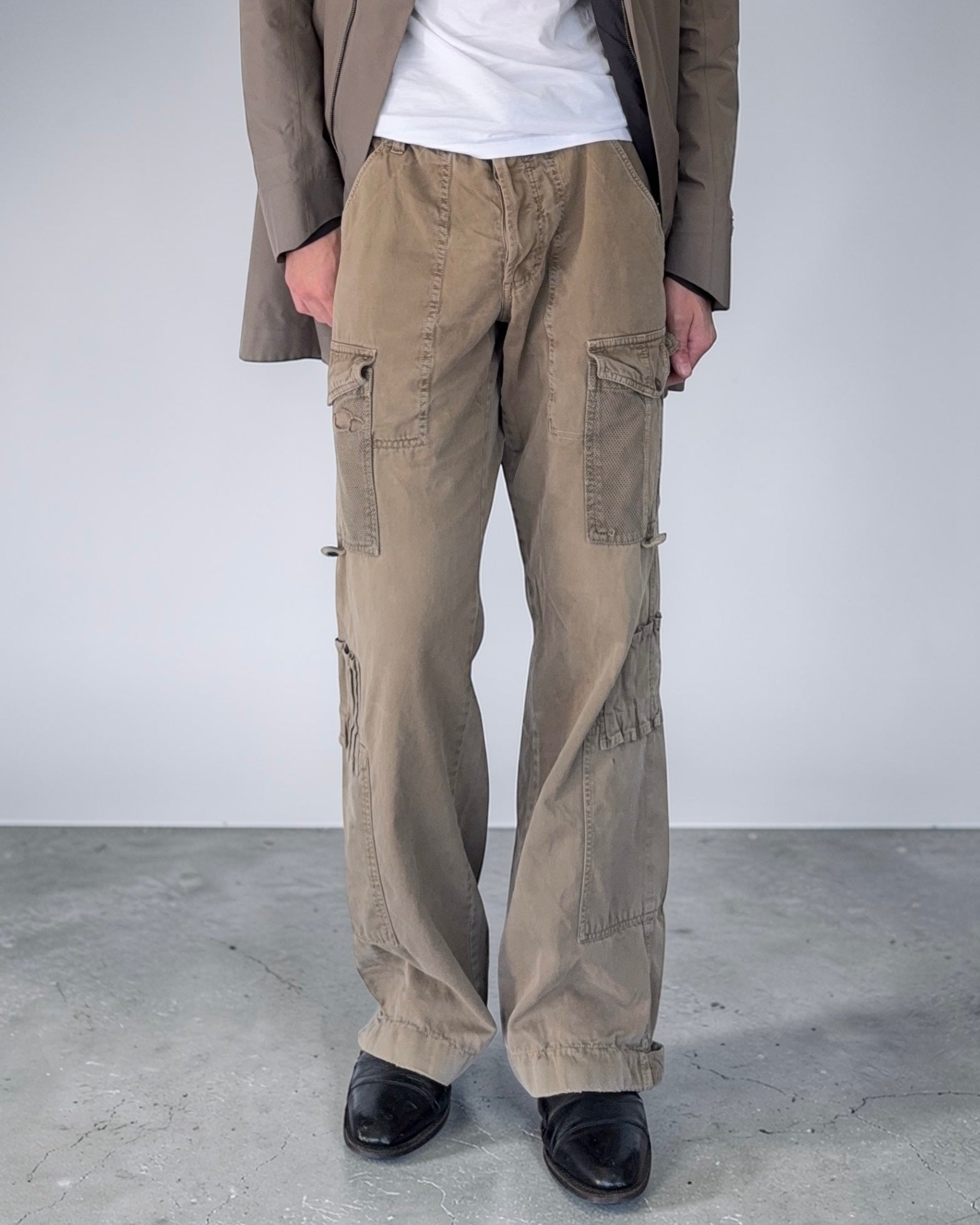 Dolce & Gabbana 00s Vintage Military Cargo Pants - Size 32