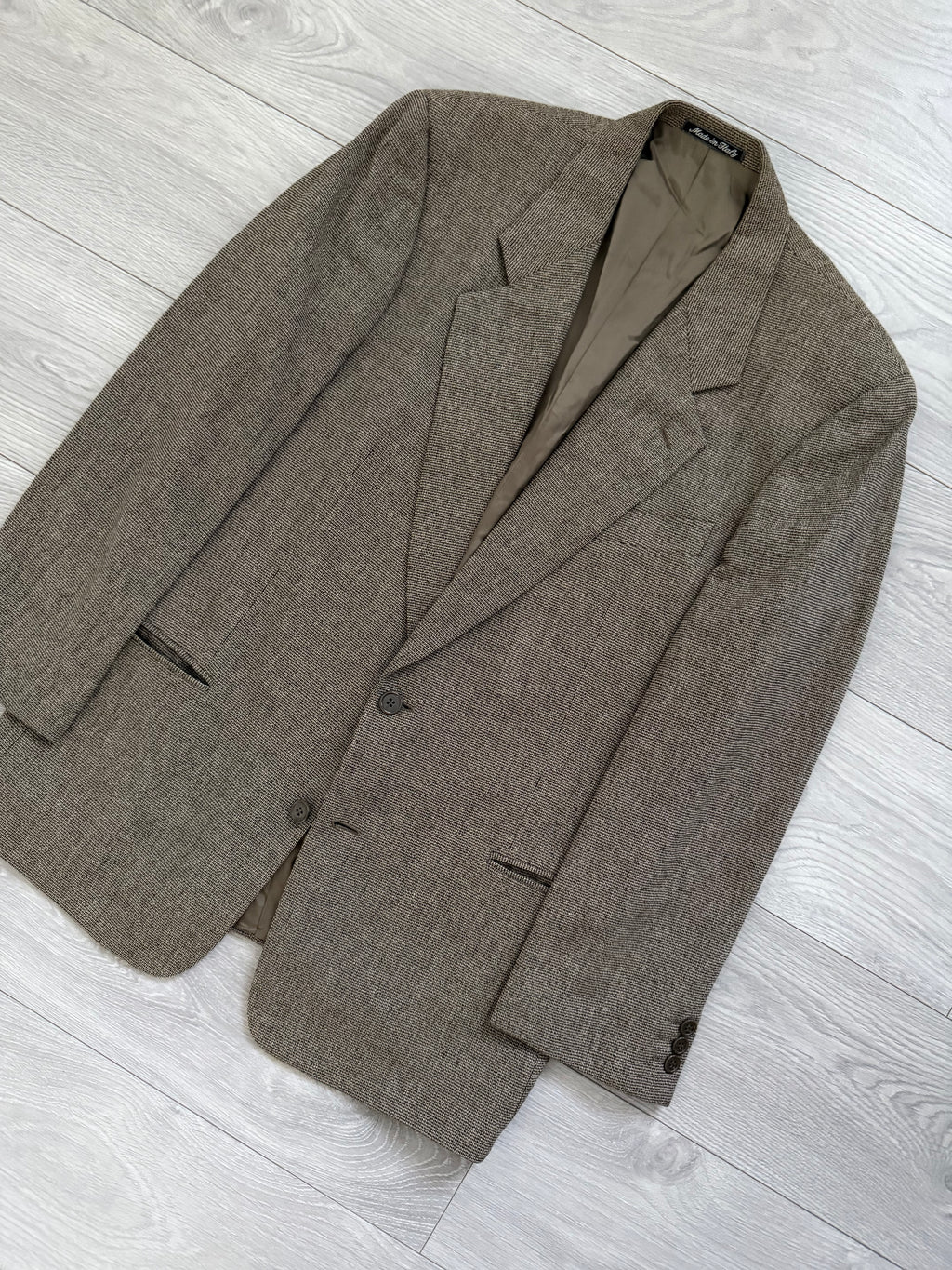 Giorgio Armani 1980s 2B Textured Wool Sports Blazer Jacket - Size L