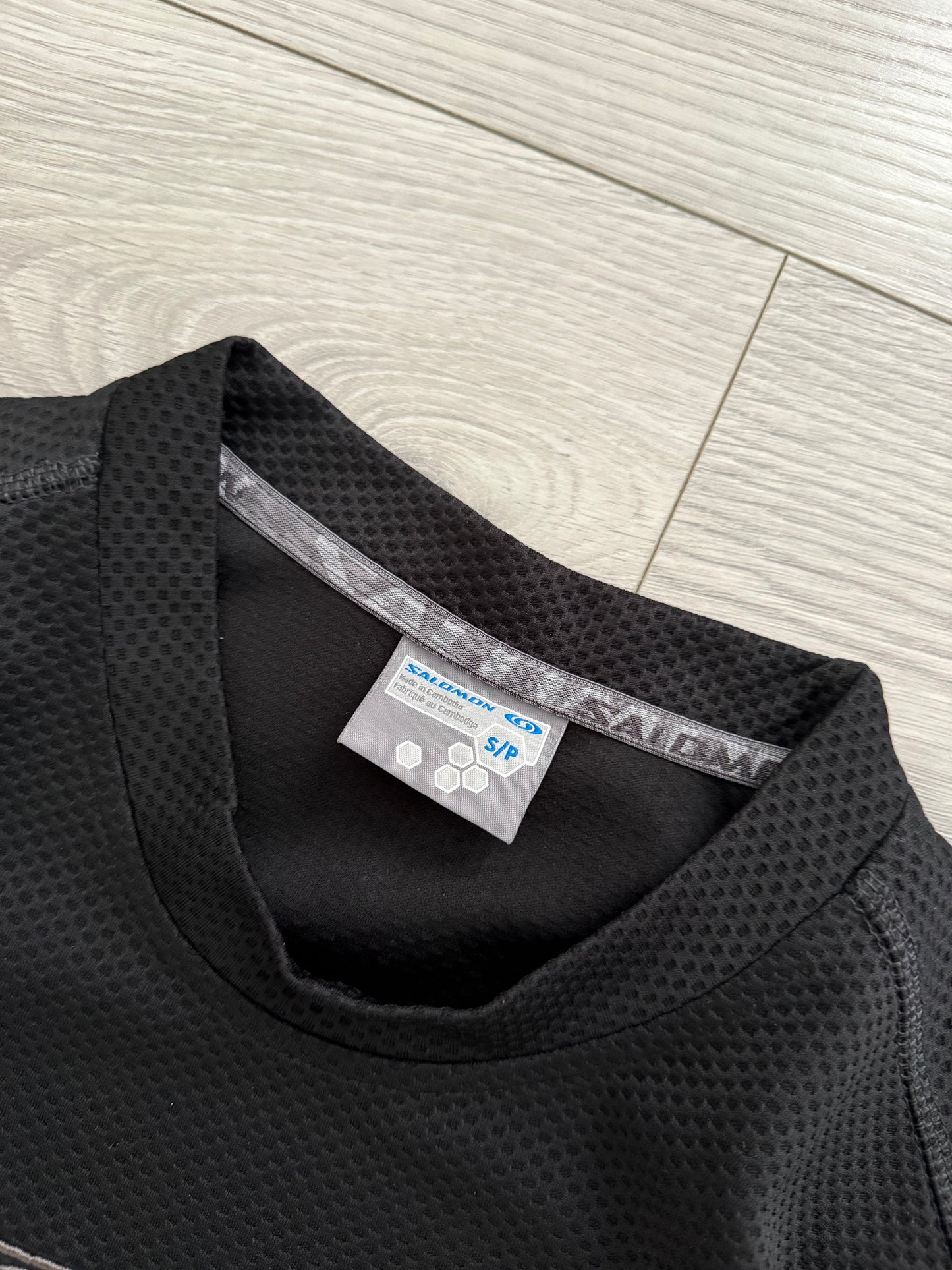 Salomon 00s Moto Mesh Black Technical Long Sleeve - Size S