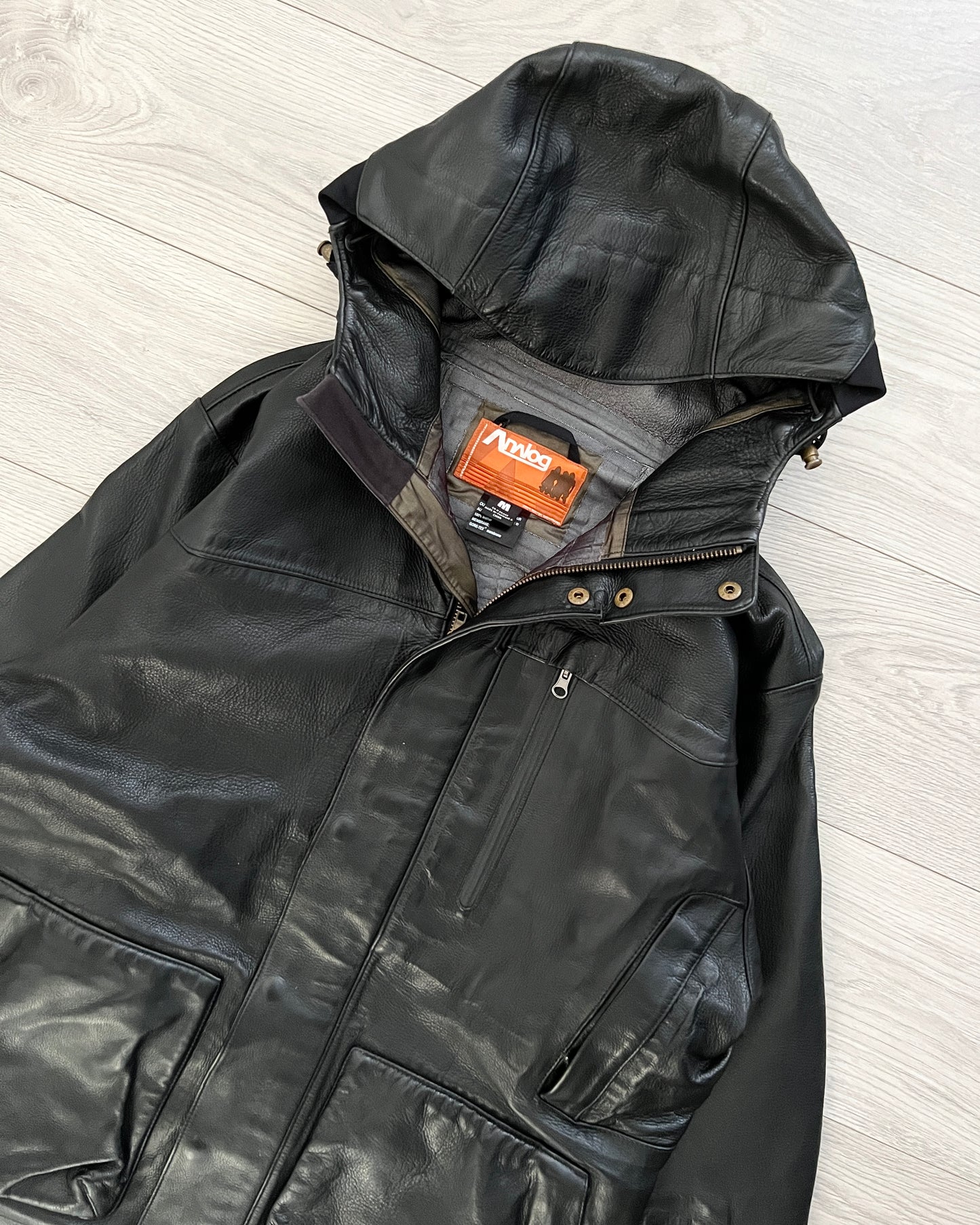 Burton Analog 00s Gore-Tex Leather Snowboarding Technical Jacket - Size M