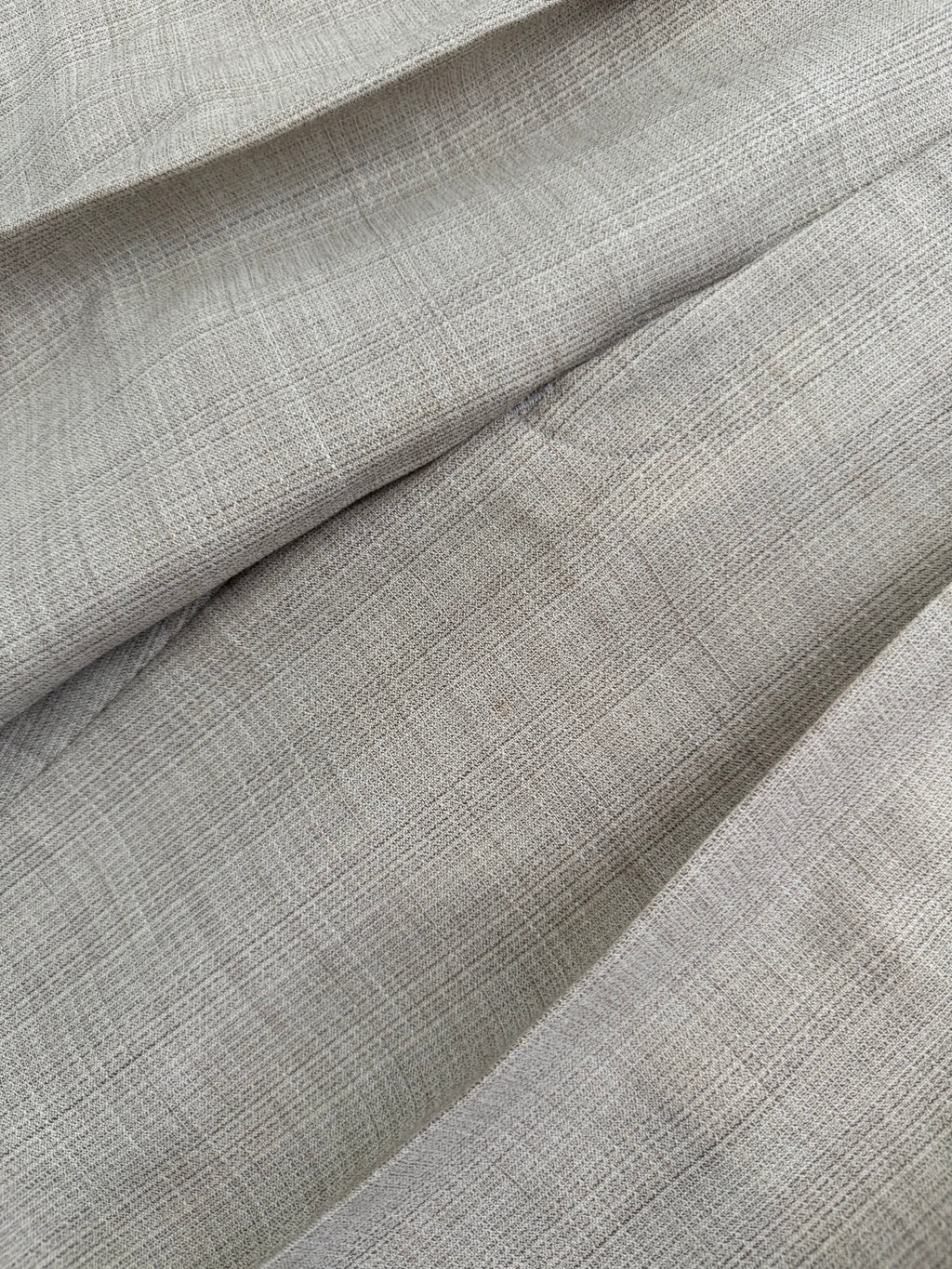 Paul Smith 1990s 2B Wool Silk Ecru Pleated Suit - Size S Jacket / 31" Waist