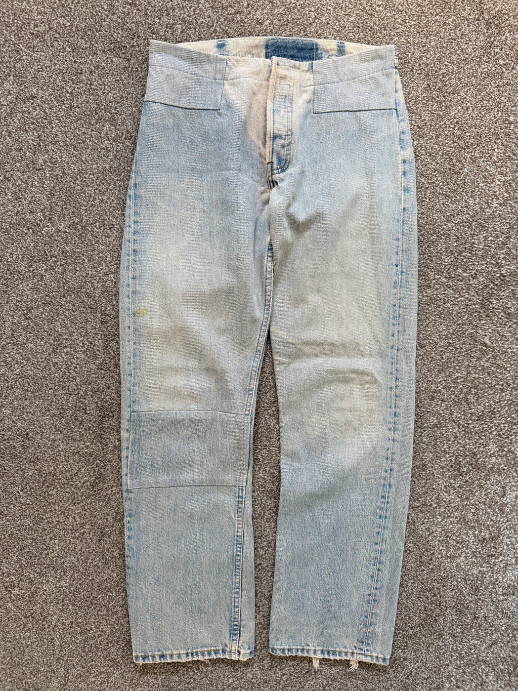 Maison Martin Margiela Artisanal Line (0) SS1999 Re-Worked Panelled Denim Jeans - Size 26" Waist