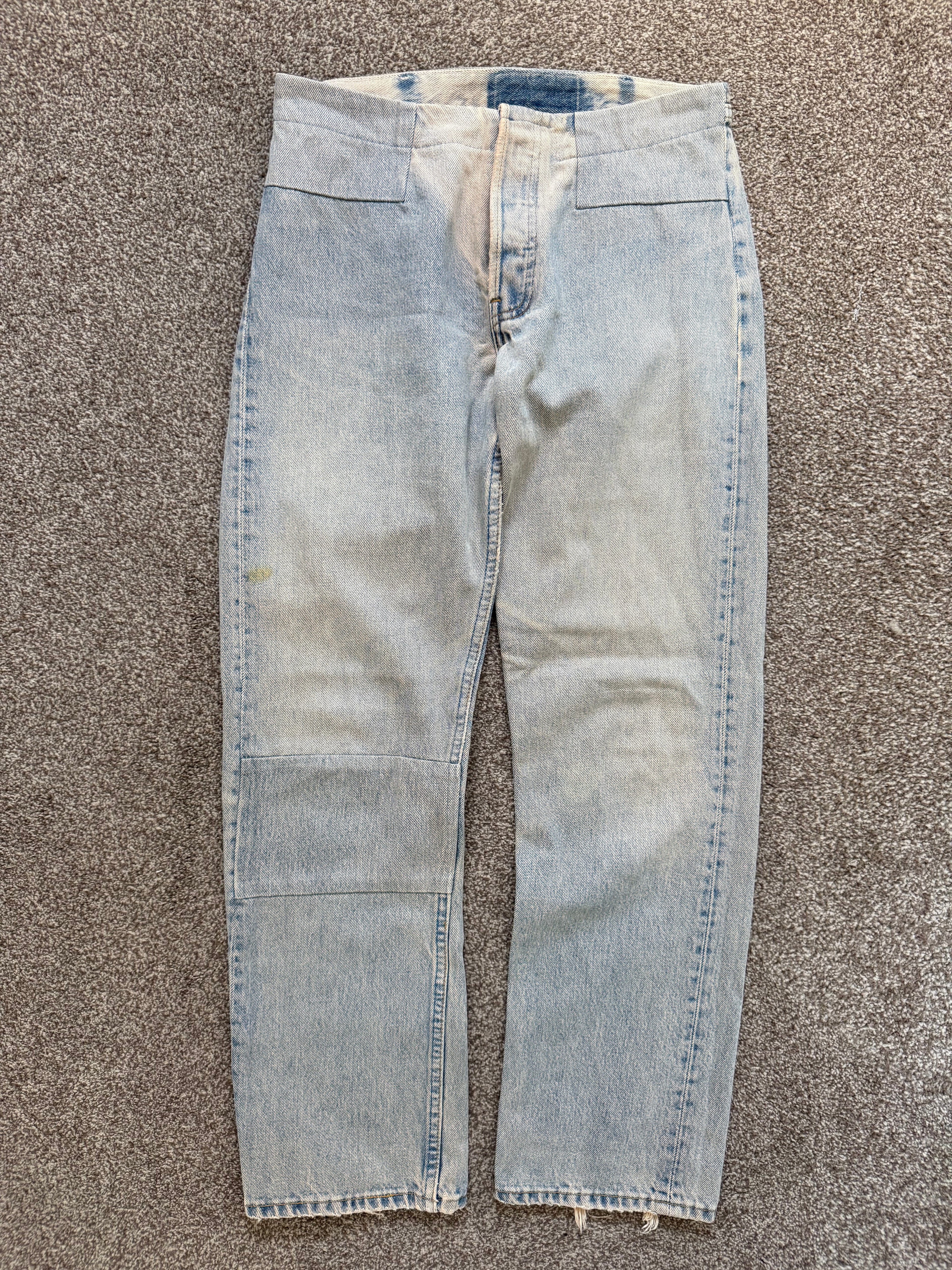 Maison Martin Margiela Artisanal Line (0) SS1999 Re-Worked Panelled Denim Jeans - Size 26" Waist