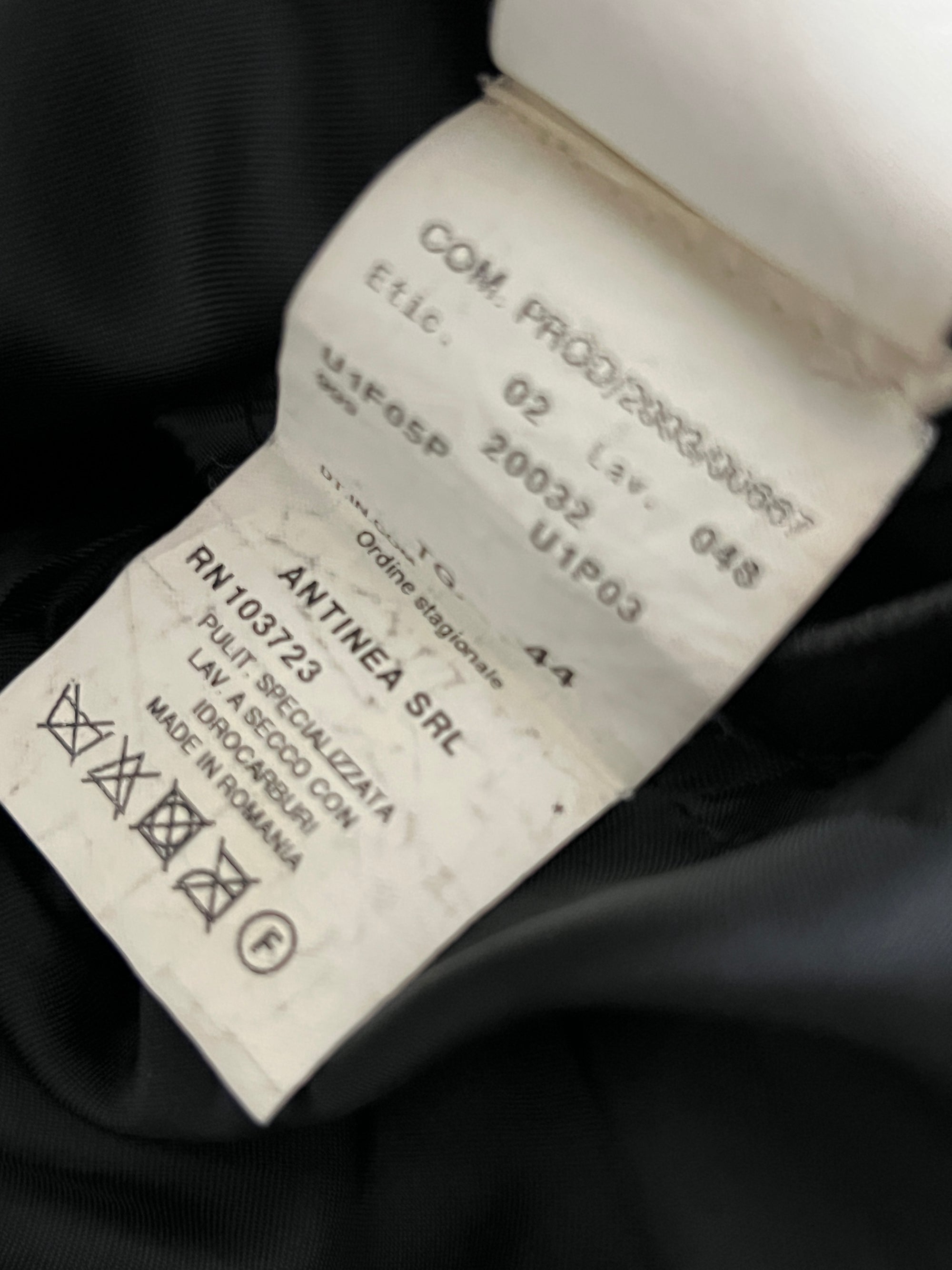 Emporio Armani 2003 Leather Jacket - Size S