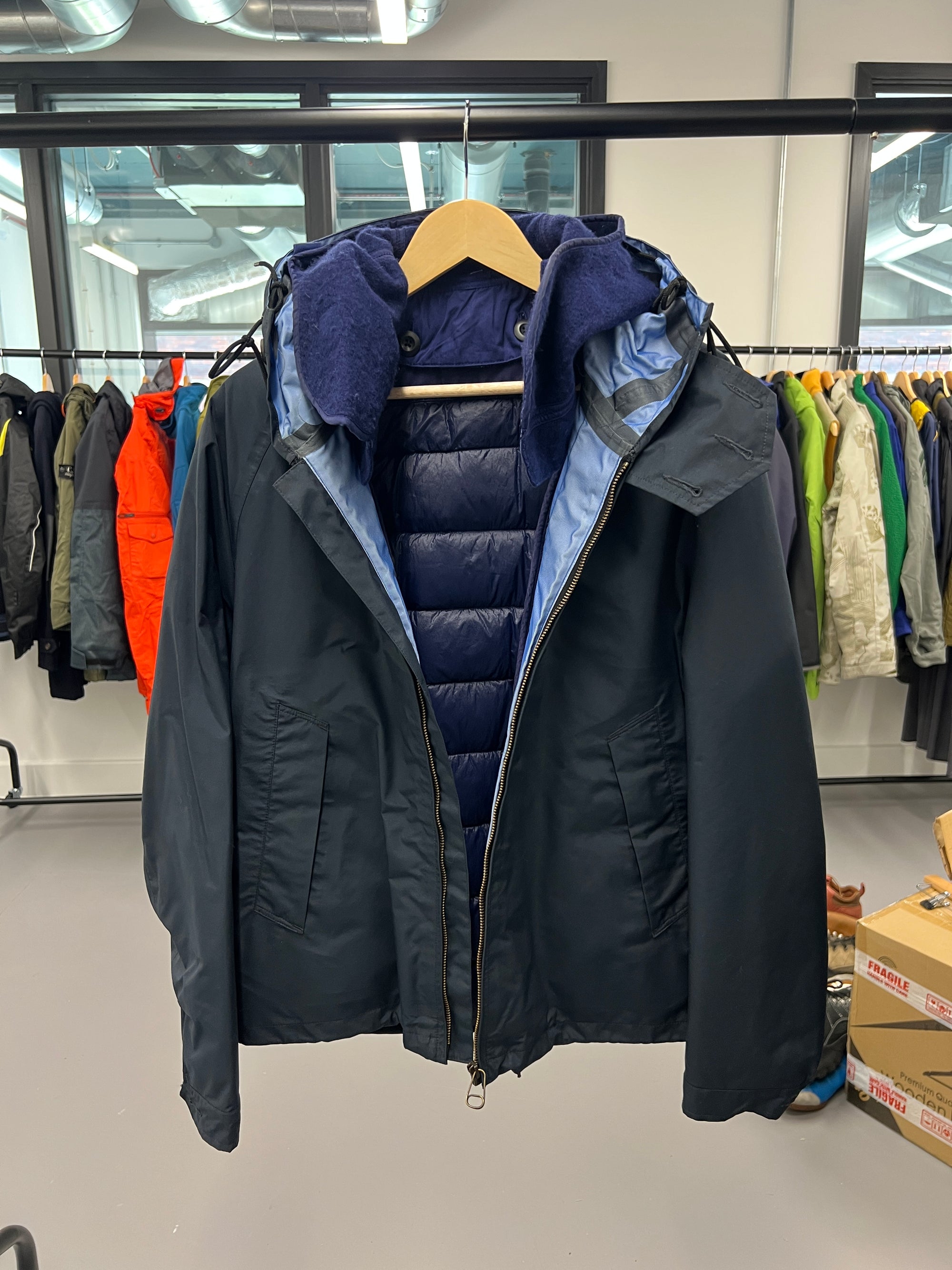 Ten C Garment Dyed Jacket & Down Liner - Size M