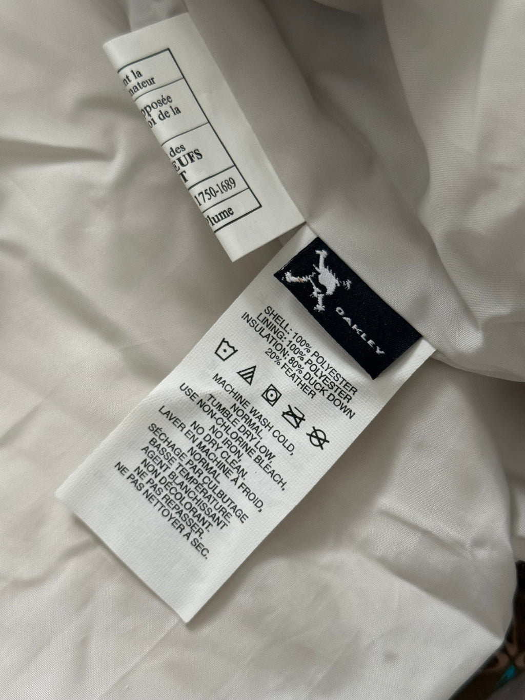 Oakley FW2008 O-Monogram Down Puffer Vest - Size M