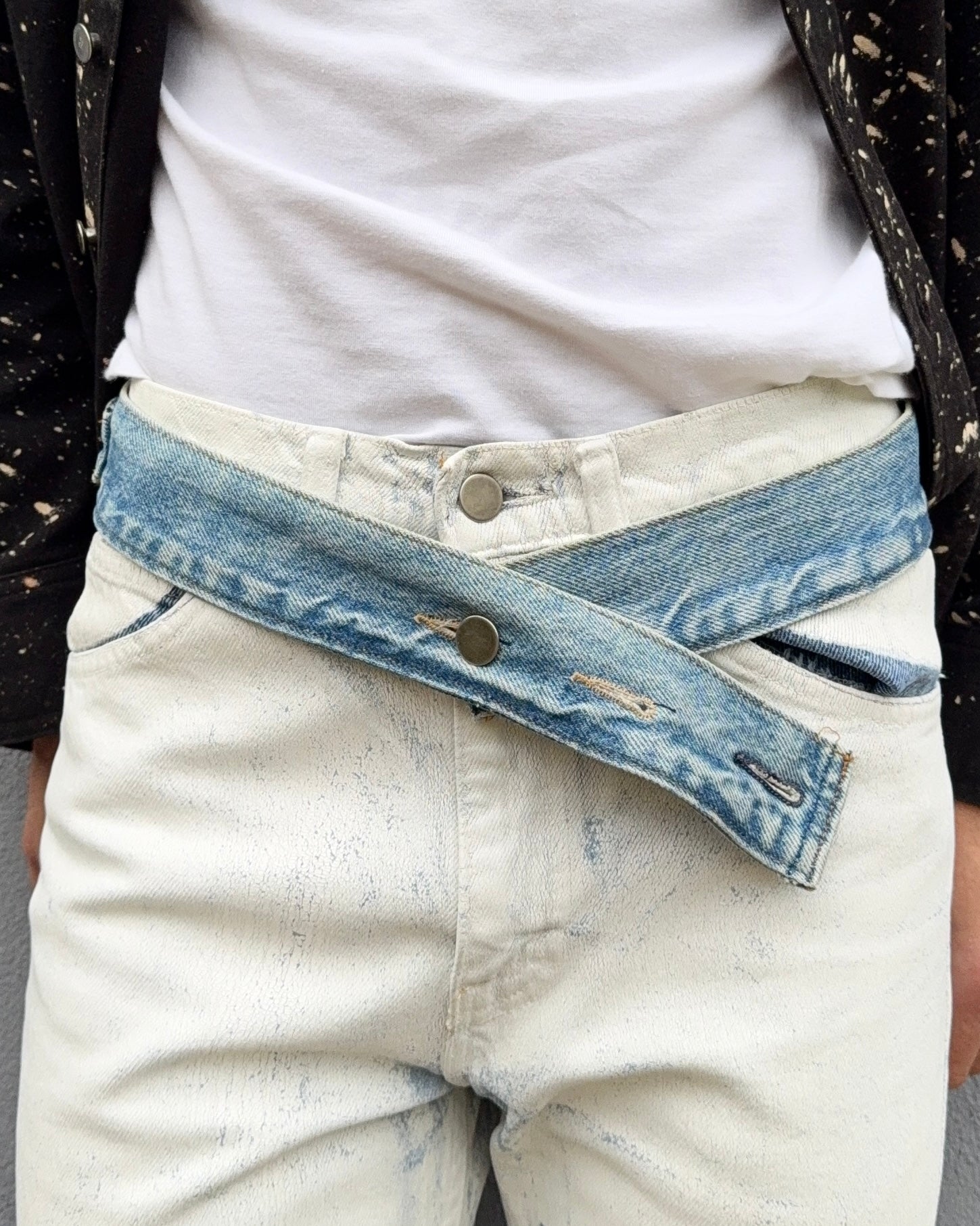 Martin Margiela SS2001 Artisanal Line 0 Denim Belt