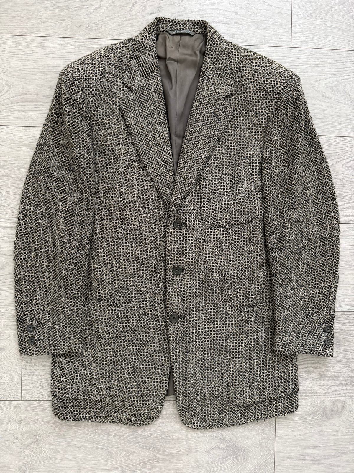 Canali 1980s 3B Textured Soft Wool Sport Jacket Blazer - Size M