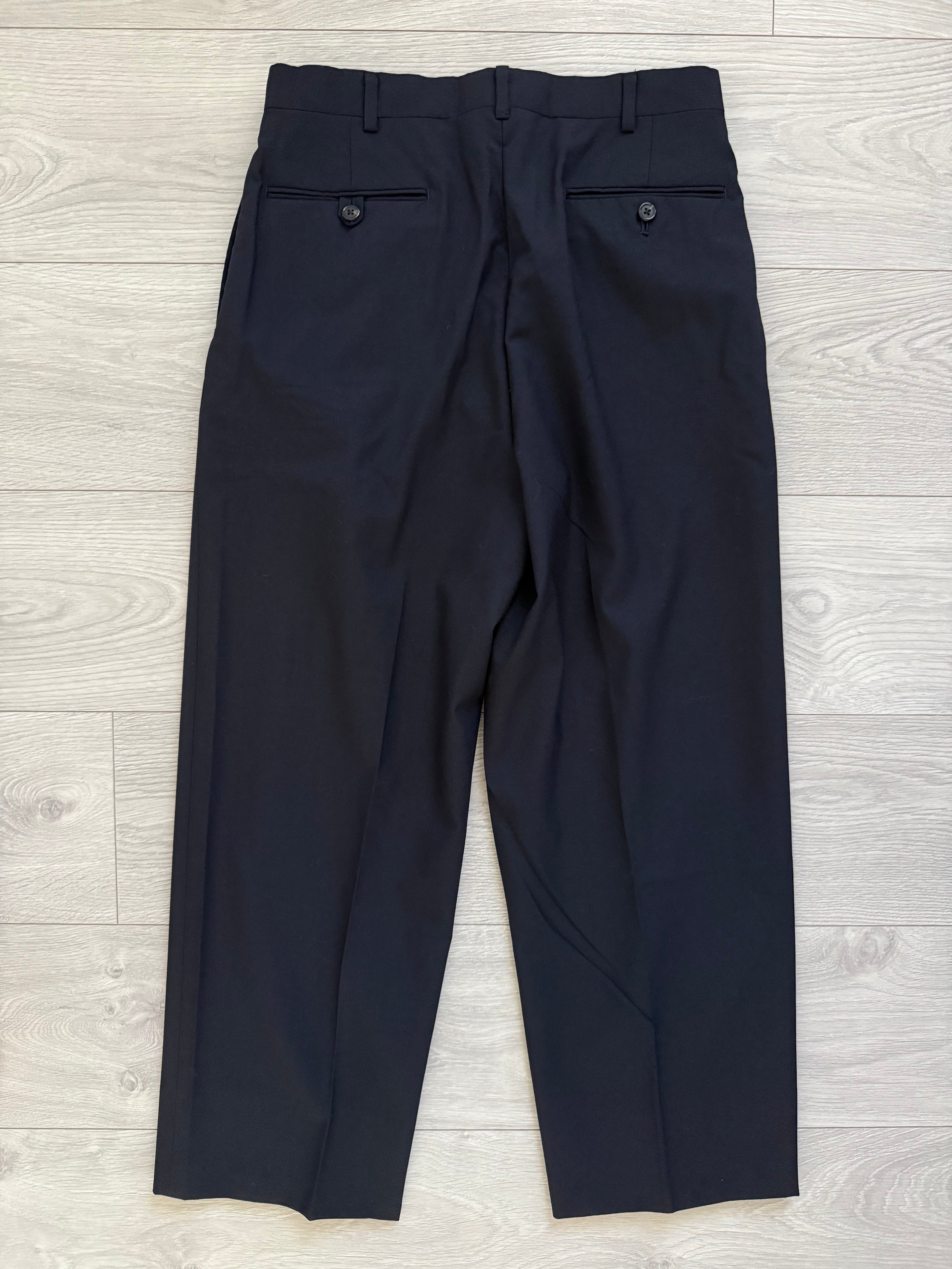 Ralph Lauren 1990s 2B Pleated Wool Suit Navy - Size S Jacket / 30" Waist