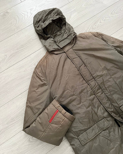 Prada Sport FW1999 Down Filled Technical Nylon Coat - Size L