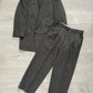 Giorgio Armani 1990s Double Breasted Triple Pleat Wool Suit - Size M Jacket / 32" Waist