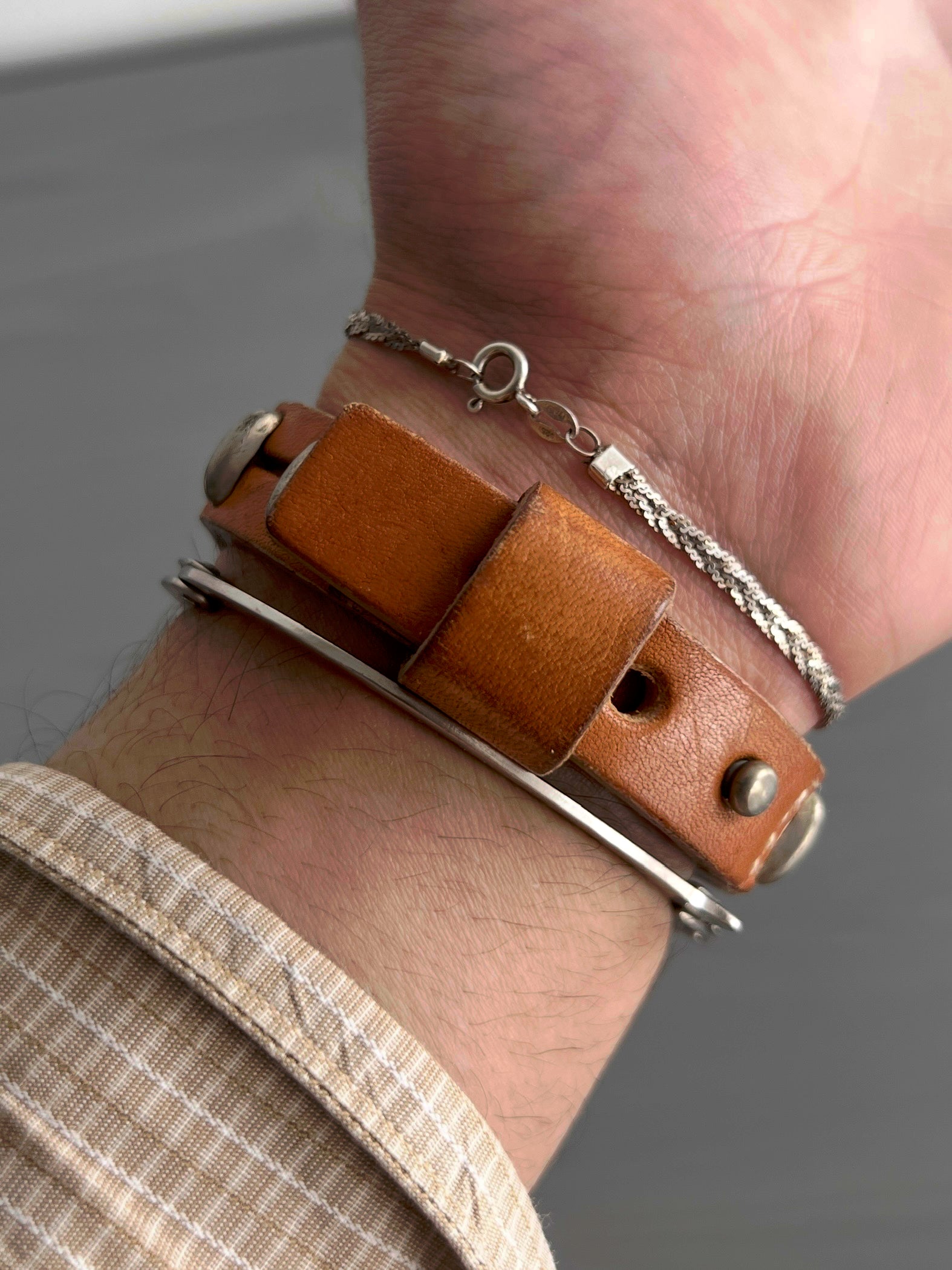 Jean Paul Gaultier 00s Stainless Steel Utility Watch Bracelet
