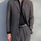 Armani 1990s Pleated Linen Blend Suit - Size S Jacket / 30" Waist