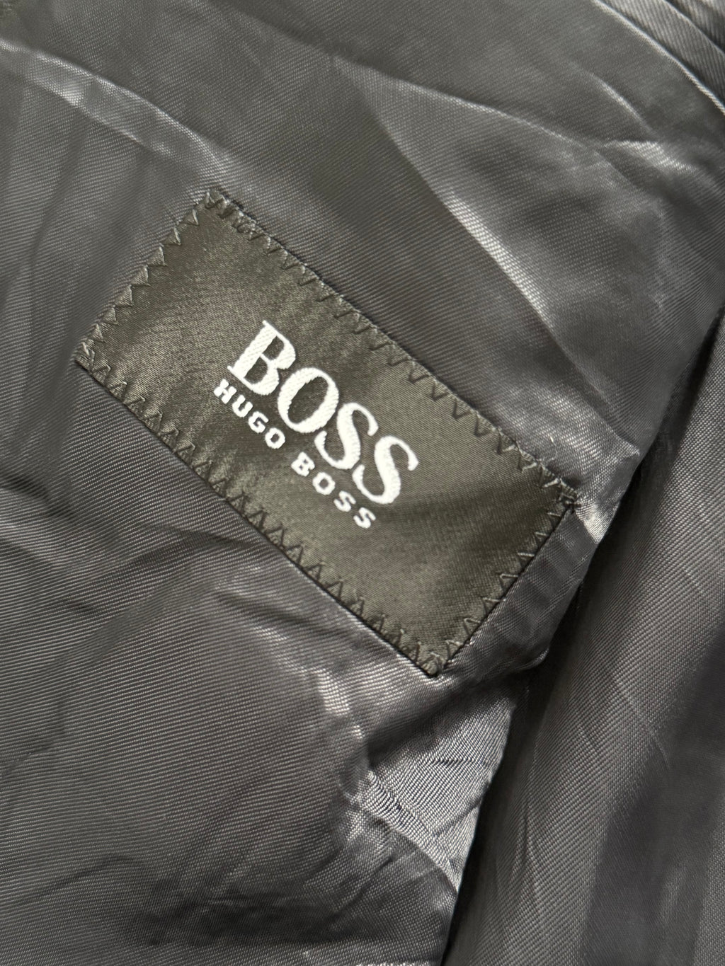 Hugo Boss 1980s 'Zeus' Double Breasted Peaked Lapel Sports Jacket Blazer - Size S