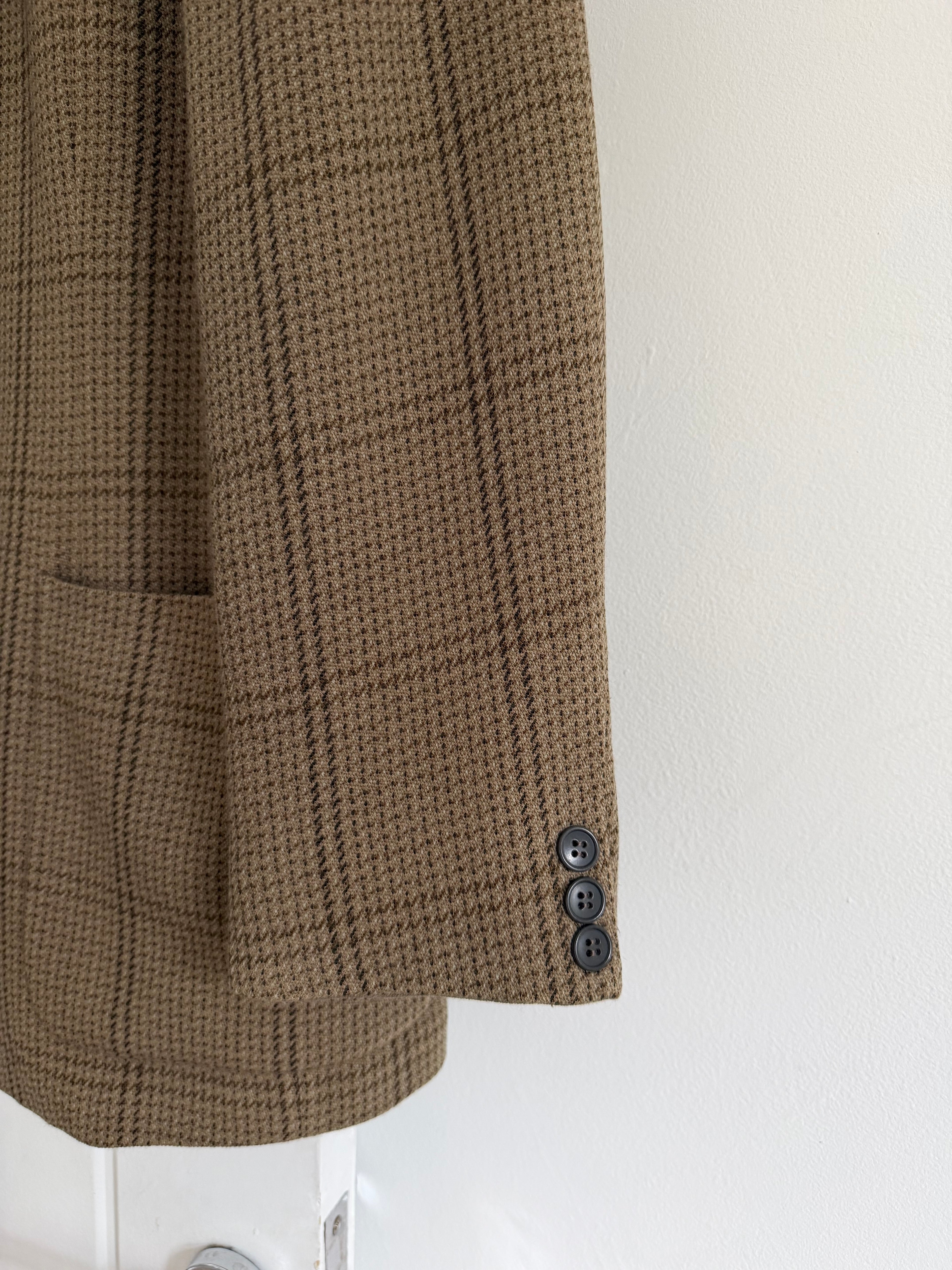 Giorgio Armani 1980s 2B Wool Blend Unlined Sport Jacket Blazer - Size M