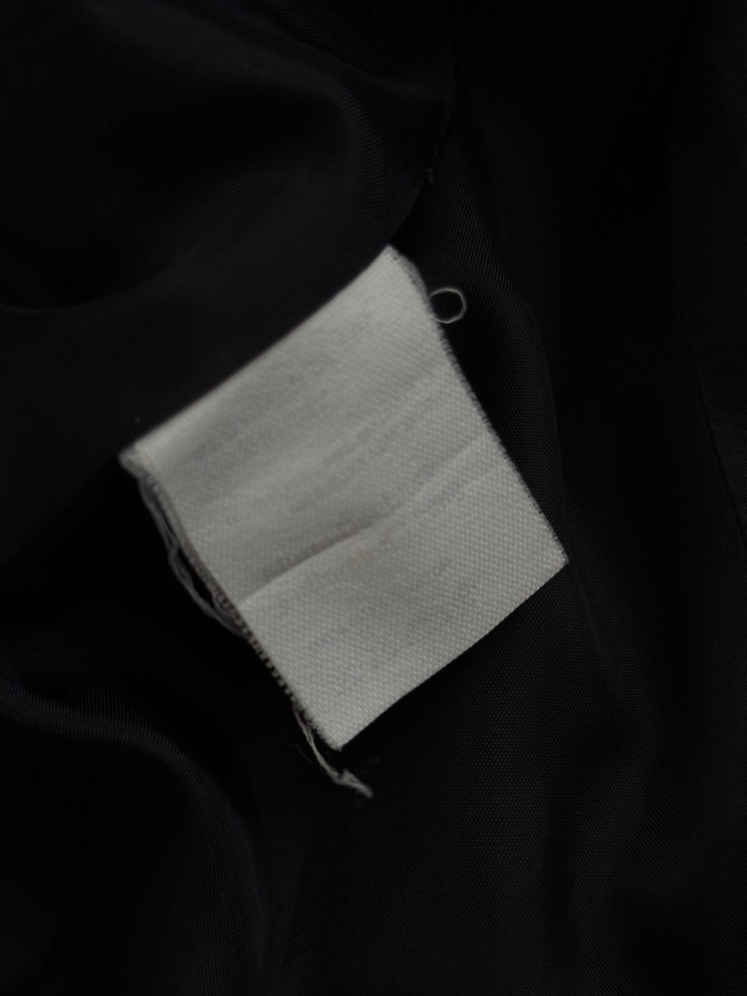Giorgio Armani Black Label Mainline 1990s Nehru Collar Draped Wool Pleated Suit - Size XXL Jacket / 38" Waist