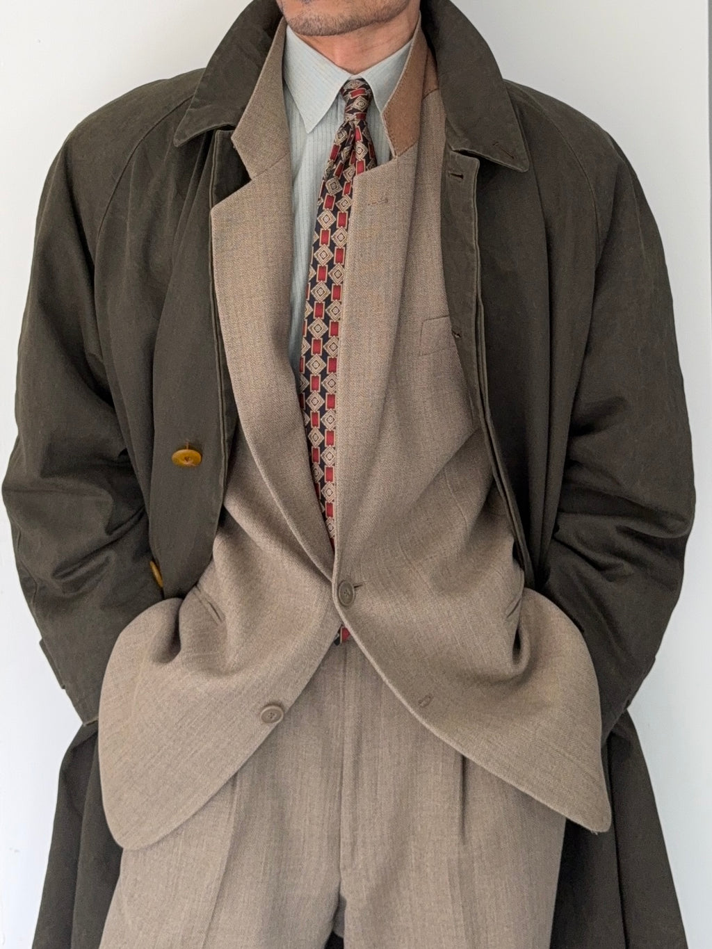 Emporio Armani 1980s Waterproof Insulated Coat - Size L