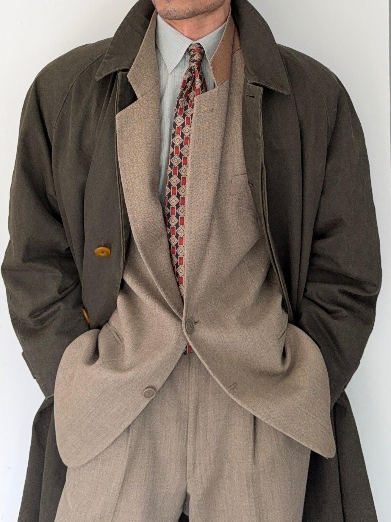 Emporio Armani 1980s Waterproof Insulated Coat - Size L