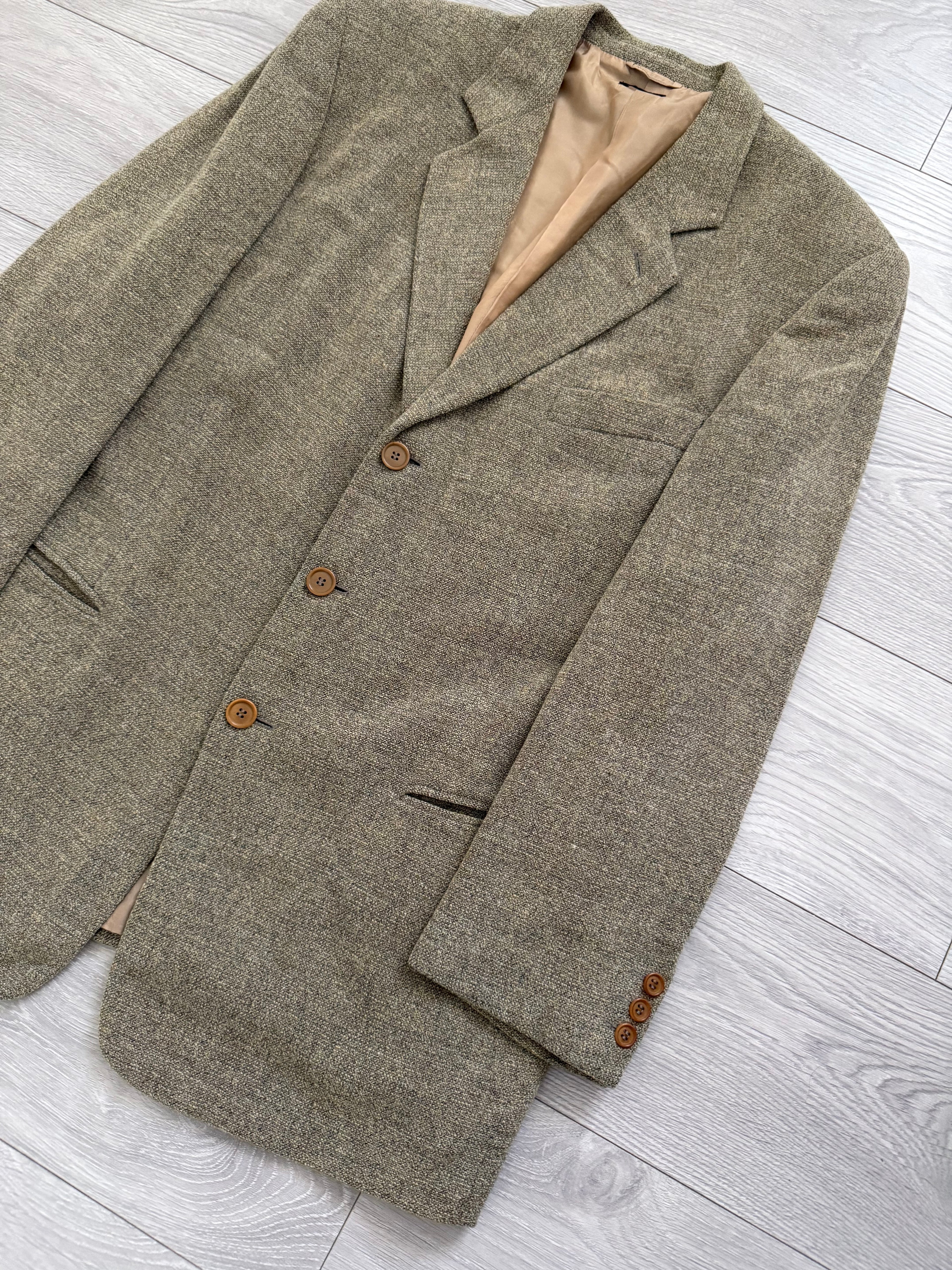 Giorgio Armani Black Label 1990s 3B Textured Sports Jacket Blazer - Size XL