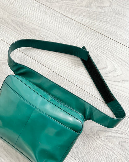 Prada Mainline SS1999 Forest Green Leather Waist Bag