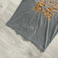 Revolution Skull Print Distressed T-Shirt - Size S