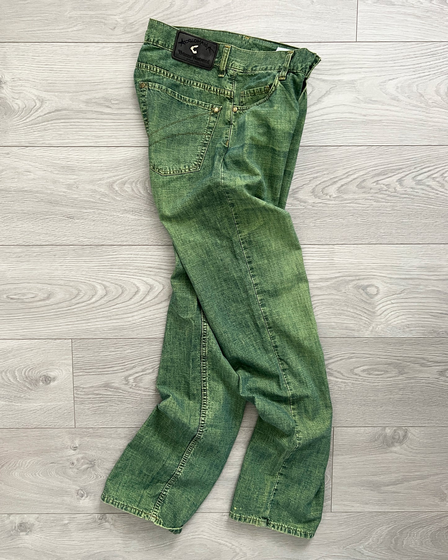 Vivienne Westwood 1999 Acid Wash Denim Produced by GTR Group - Size 29