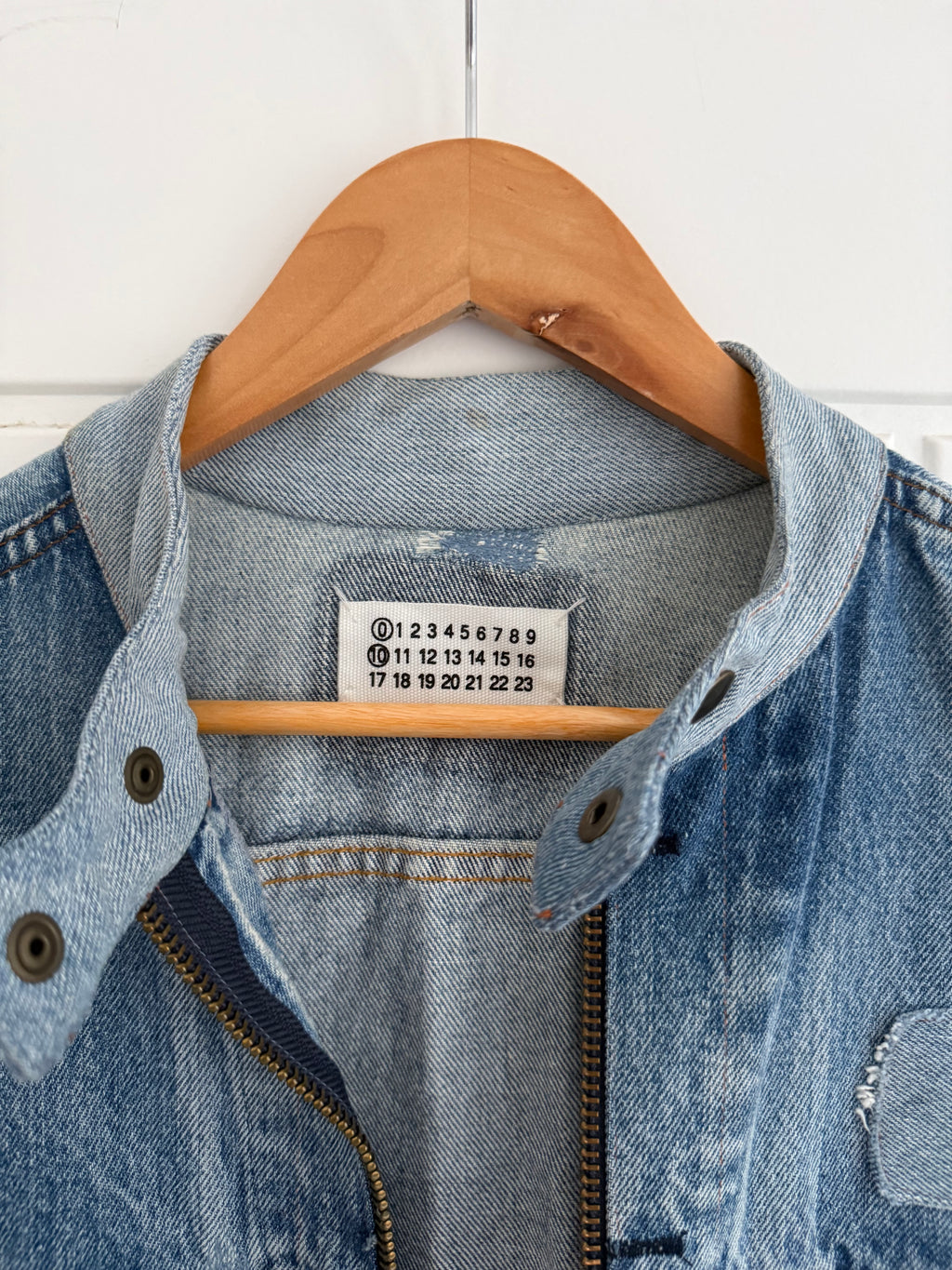 Maison Martin Margiela SS2002 Artisanal Line (0)(10) Reconstructed Denim Patchwork Jacket - Size L