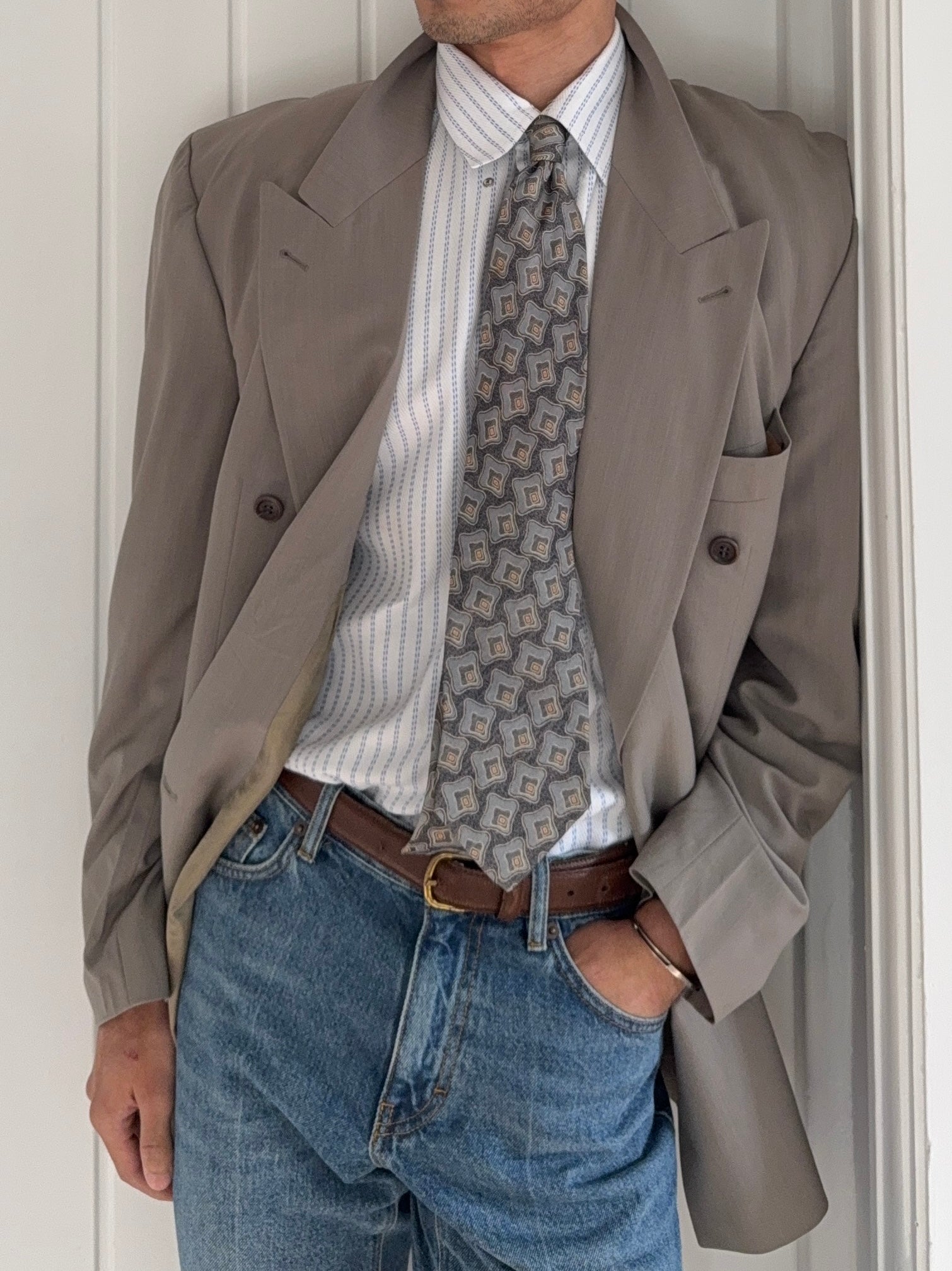 Giorgio Armani 1990s Silk Tie
