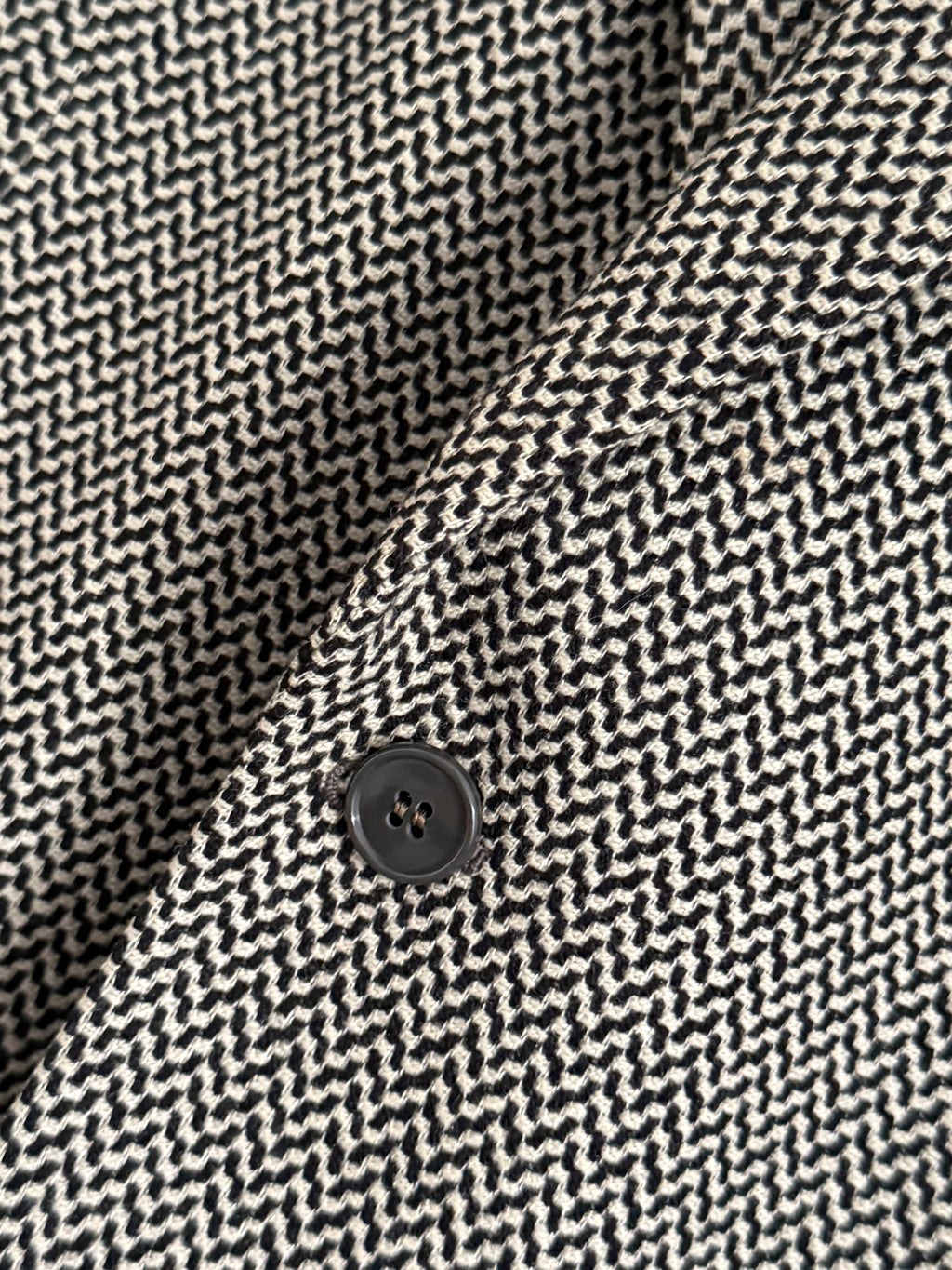 Giorgio Armani 1980s Wool Textured Sports Blazer Jacket - Size M