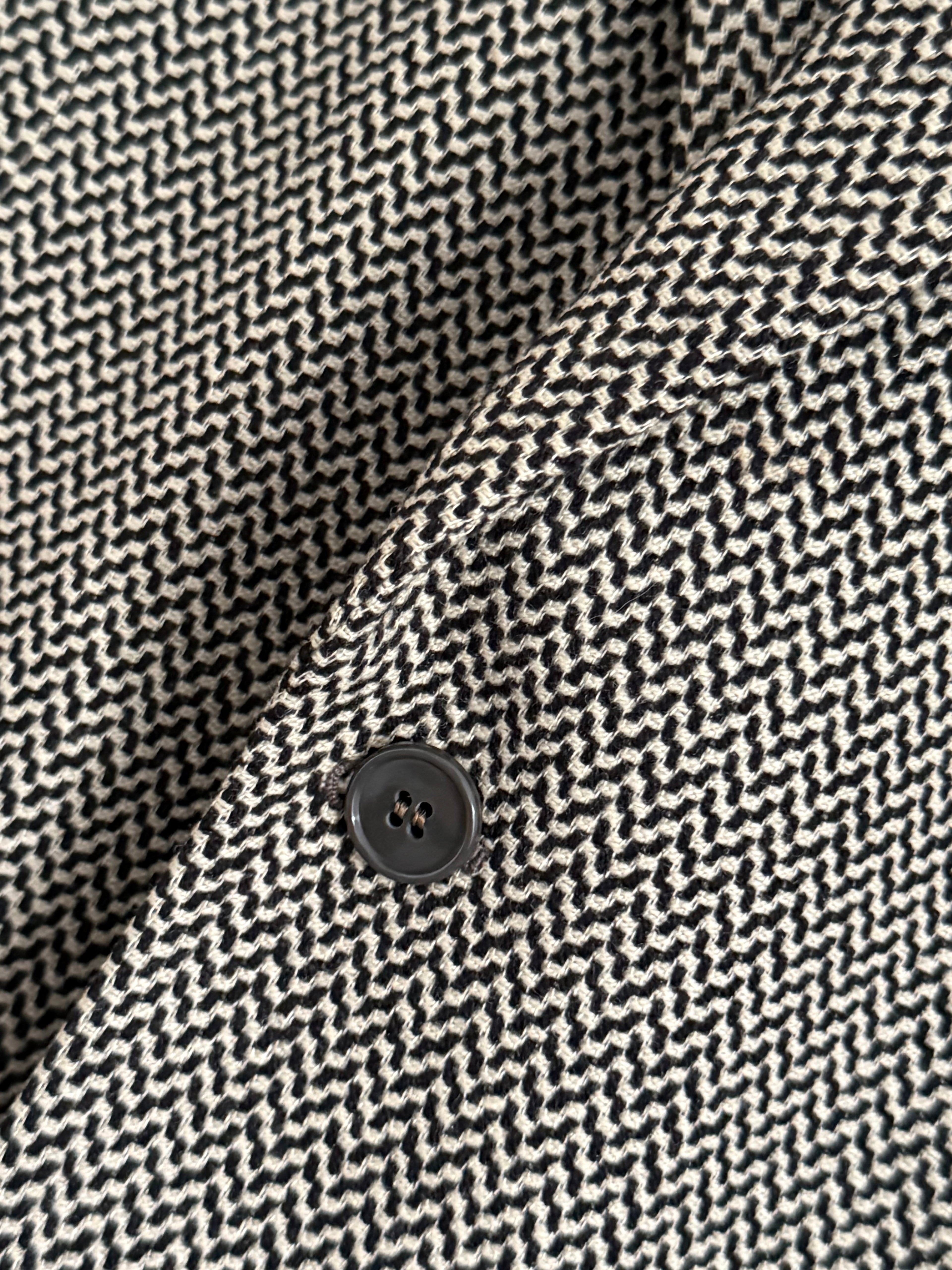 Giorgio Armani 1980s Wool Textured Sports Blazer Jacket - Size M