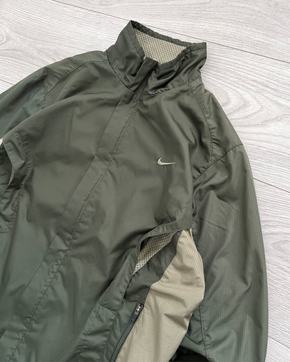 Nike 2000s Storm-Fit Vent Panelled Earth Jacket - Size S